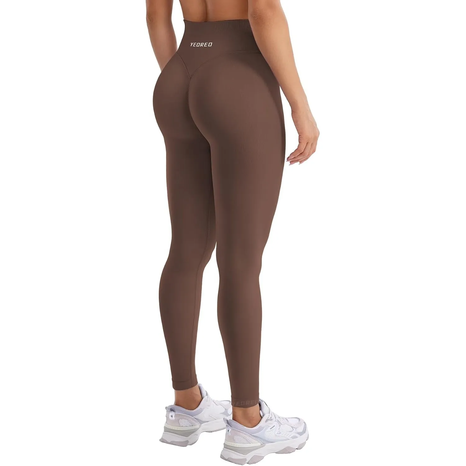 YEOREO Damen Sport Leggings Invisible Scrunch Butt Gym Leggings