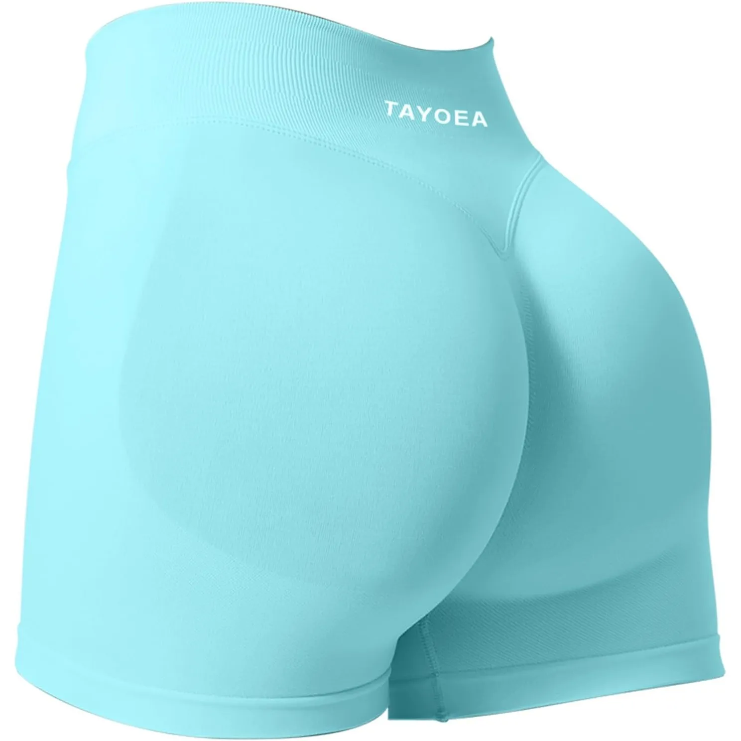 TAYOEA Sport Shorts Damen Scrunch Kurze Sporthose Push Up Kurze Leggings Butt Lifting Gym Short Nahtlose Workout Radler…