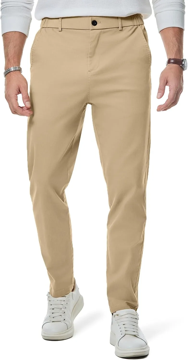 Elegancity Herren Chino Hose Casual Anzughose Baumwolle Hosen Herren Modern Stoffhose Stretch Business Arbeitshose Frei…