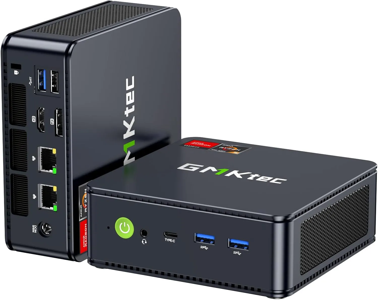 GMKtec Mini PC Ryzen 5 7640HS (stärker 6800H) mit grafikkarte AMD 760M, 16GB DDR5 RAM 512G PCIe3.0 SSD, M6 Ultra Gaming…