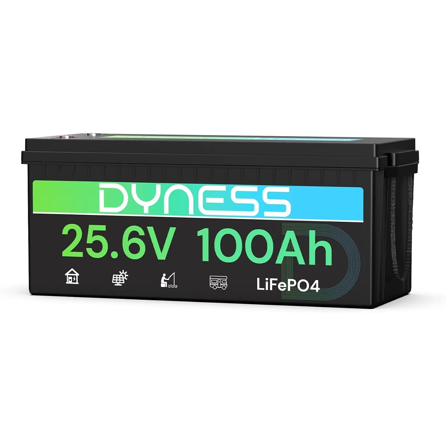Dyness 24V 100Ah LiFePO4 Lithium Batterie mit Integriertem 100A BMS und Tieftemperaturschutz, ideal für 24V Trolling-Mo…