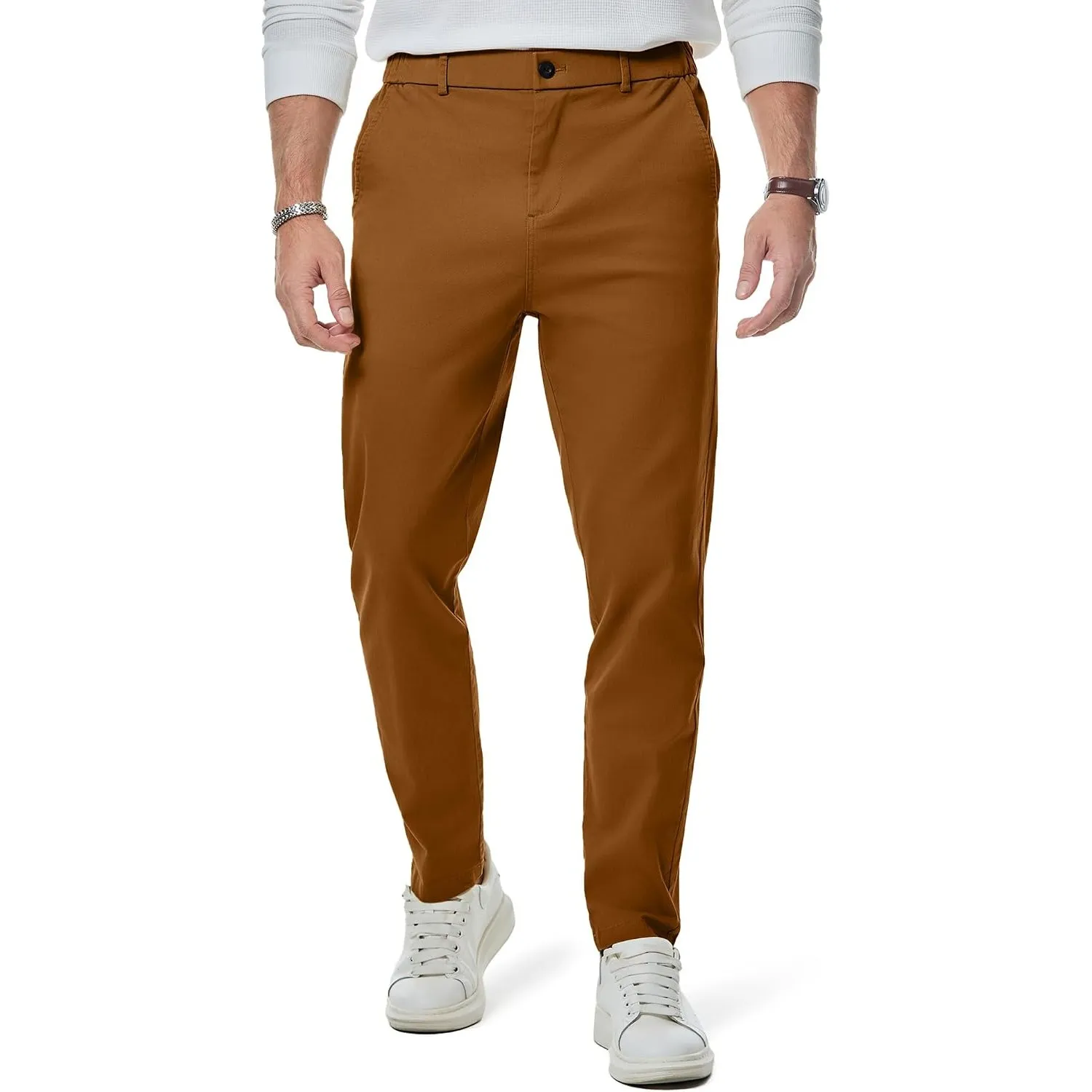 Elegancity Herren Chino Hose Casual Anzughose Stretch Hosen | Baumwolle Stoffhose,Regular fit,Atmungsaktiv,Freizeithose…