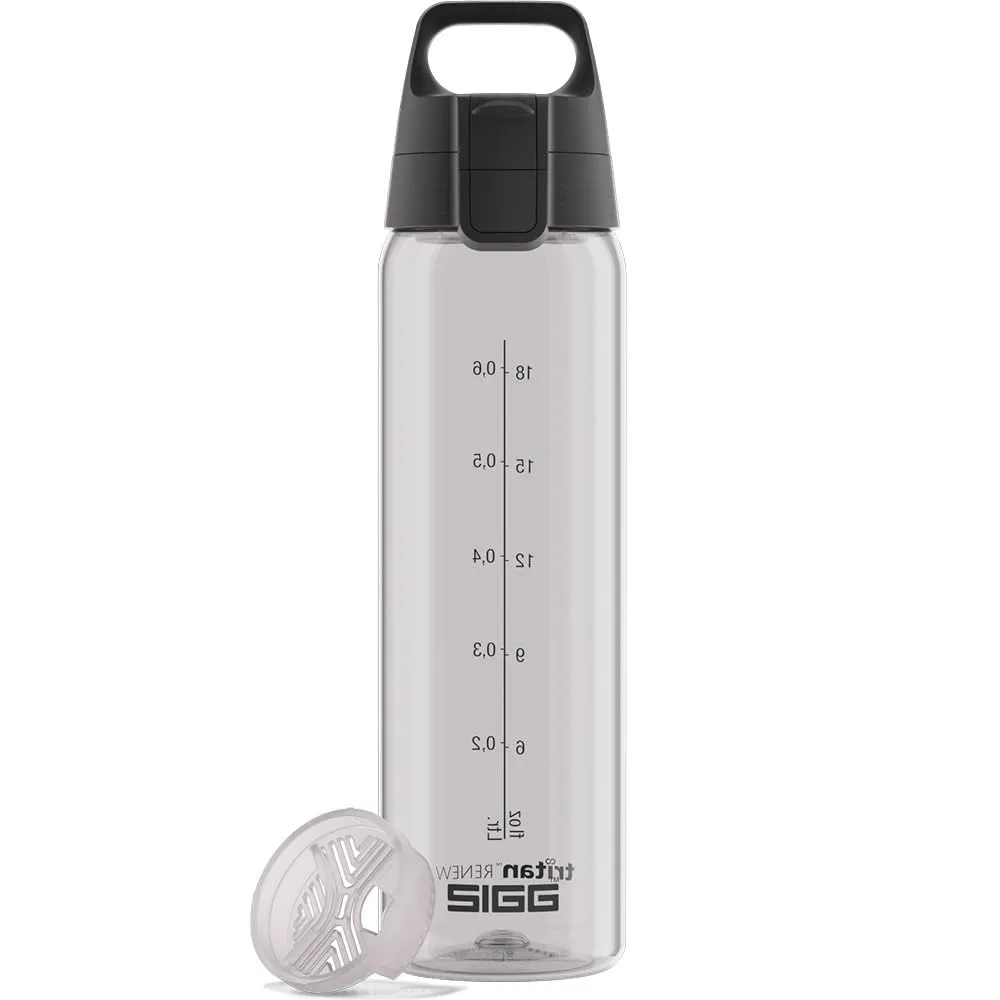 Sigg - Tritan Trinkflasche - Total Color ONE Transparent - Für Kohlensäurehaltige Getränke Geeignet - Spülmaschinenfest…