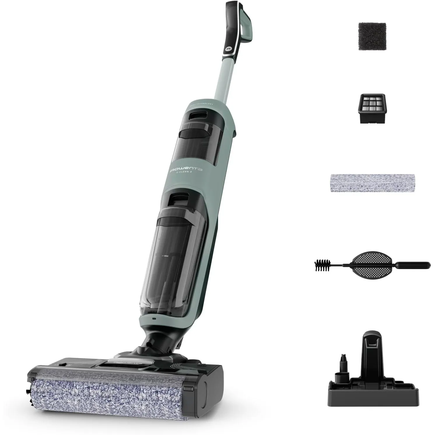 Rowenta X-Clean 2, 2-in-1 Nass-Trockensauger, ECO-/MAX-Modi für makellose Ergebnisse, 1,1 kg leicht, selbstfahrende Wal…