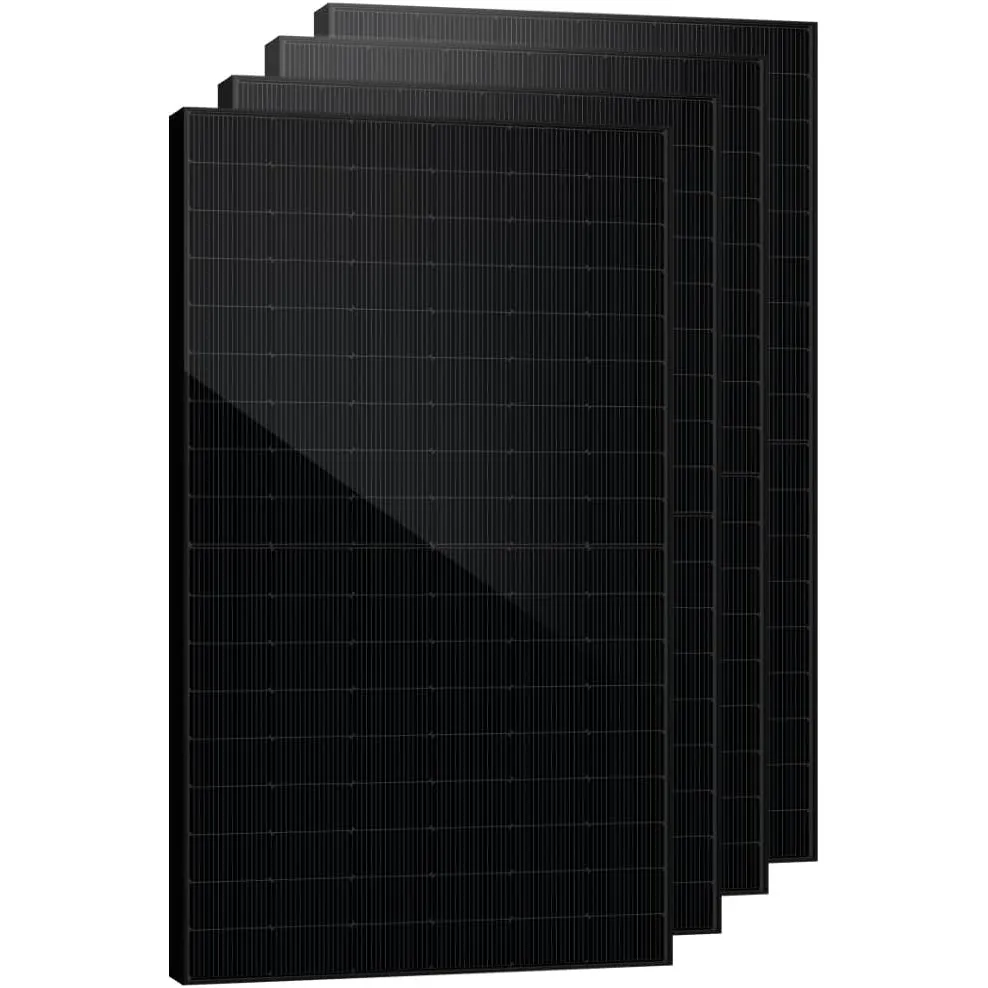 SAKETE Solarpanel 2000W – N-Typ Full Black Solarmodul mit N-Typ Halbzellen, geeignet für Balkonkraftwerk, 500W PV Panel…