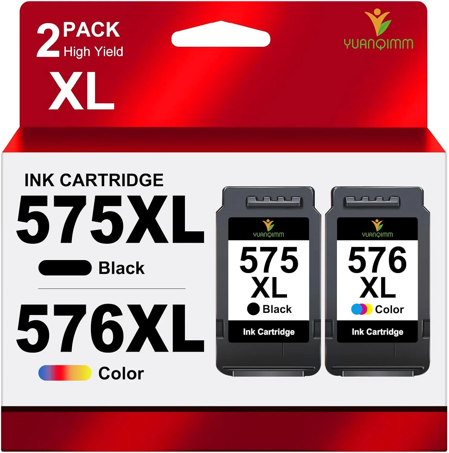 PG-575XL CL-576XL Druckerpatronen 575 576 XL Kompatibel für Canon 575 576 XL Druckerpatronen für Canon PIXMA TS3550i TS…