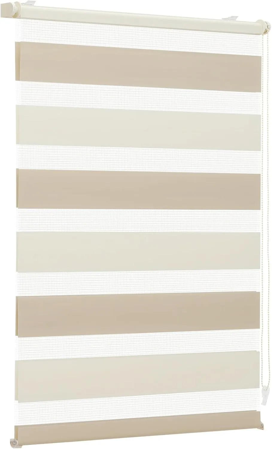 Sekey Doppelrollo Klemmfix ohne Bohren für Fenster, Zweifarbig Doppelrollo 40 cm breit, Duo Rollo Jalousie Sonnenschutz…