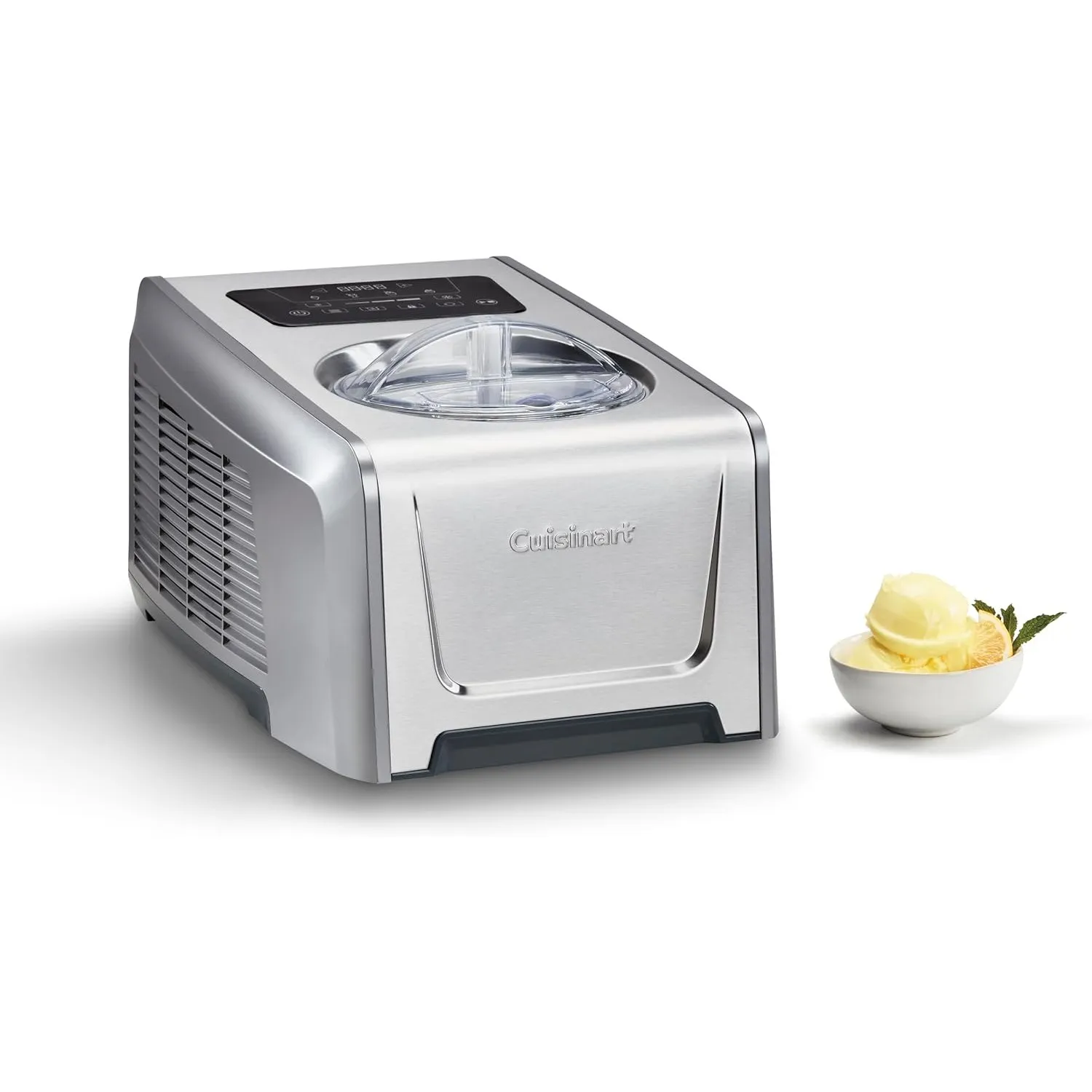 Cuisinart FreezeEase Pro – Selbstkühlende Eismaschine 4 Voreinstellungen | 14 Funktionen | Eiscreme, Sorbet, Frozen Yog…