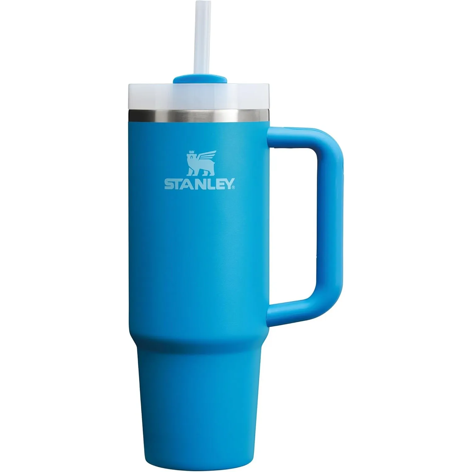 STANLEY 1913 Quencher H2.0 Flowstate Trinkflasche Mit Strohhalm 0.89L - Thermobecher Kühlt 9 Stunden - 40 Stunden Eisge…