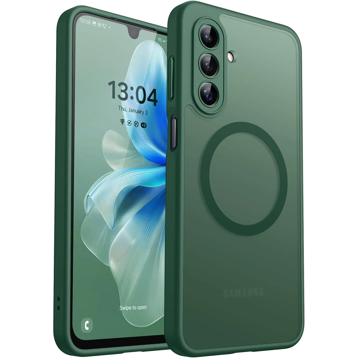 CANSHN für Samsung Galaxy A17 Hülle mit Kameraschutz für Magsafe (TOP Militärschutz & Magnetkraft) Extrem Haltbarkeit H…