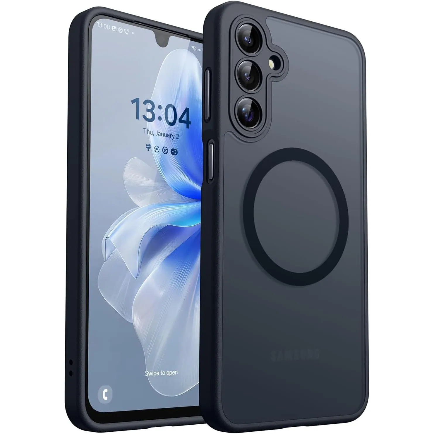 CANSHN für Samsung Galaxy A16 Hülle mit Kameraschutz für Magsafe (TOP Militärschutz & Magnetkraft) Extrem Haltbarkeit H…