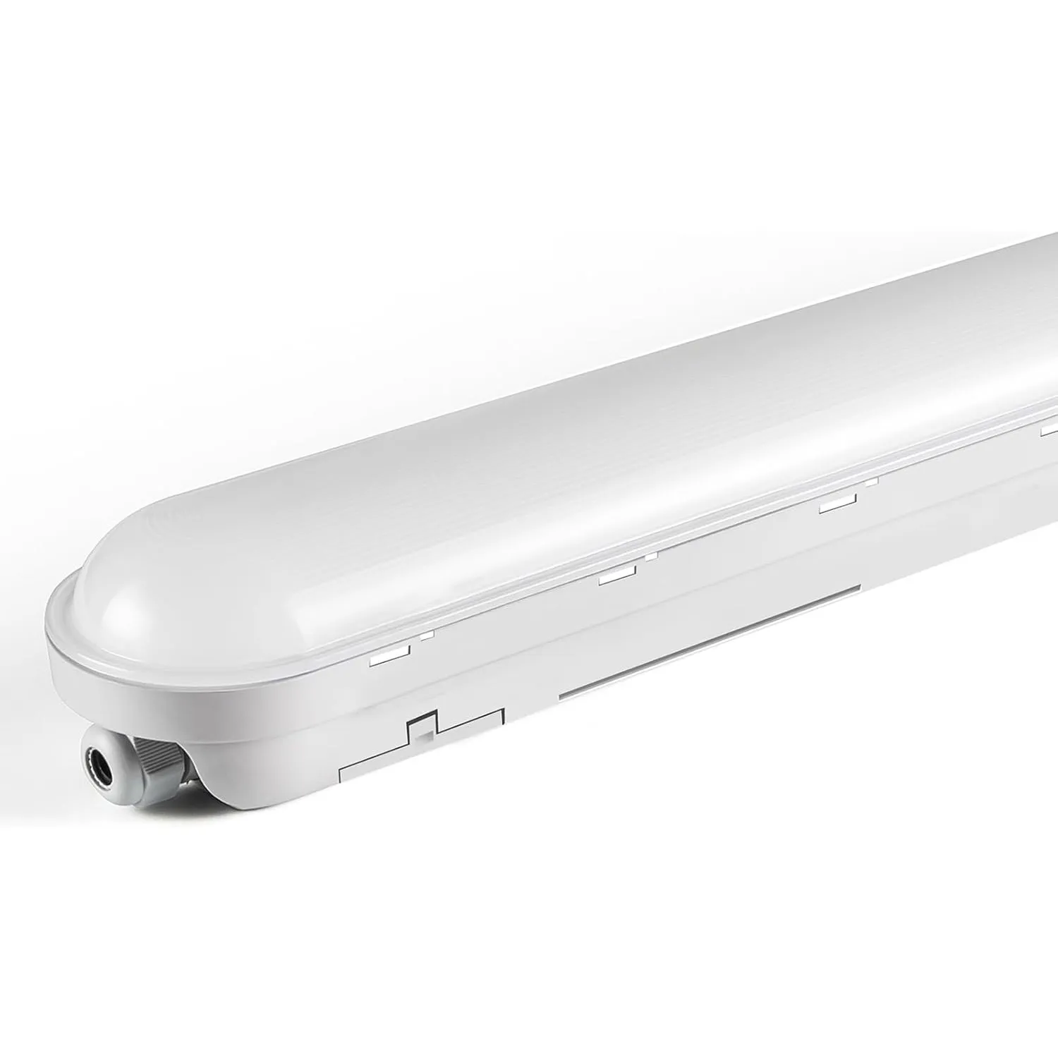 TONFFI Feuchtraumleuchte LED 60CM, 18W 2250LM Feuchtraumlampe, 4000K Neutralweiß Röhrenlampe Komplett, Verknüpfbar IP65…