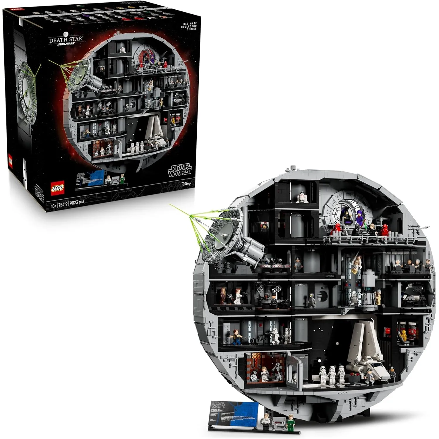 LEGO Star Wars Todesstern - Bauset für Erwachsene - Interaktives UCS-Ausstellungsmodell mit 36 Minifiguren inkl. Luke S…