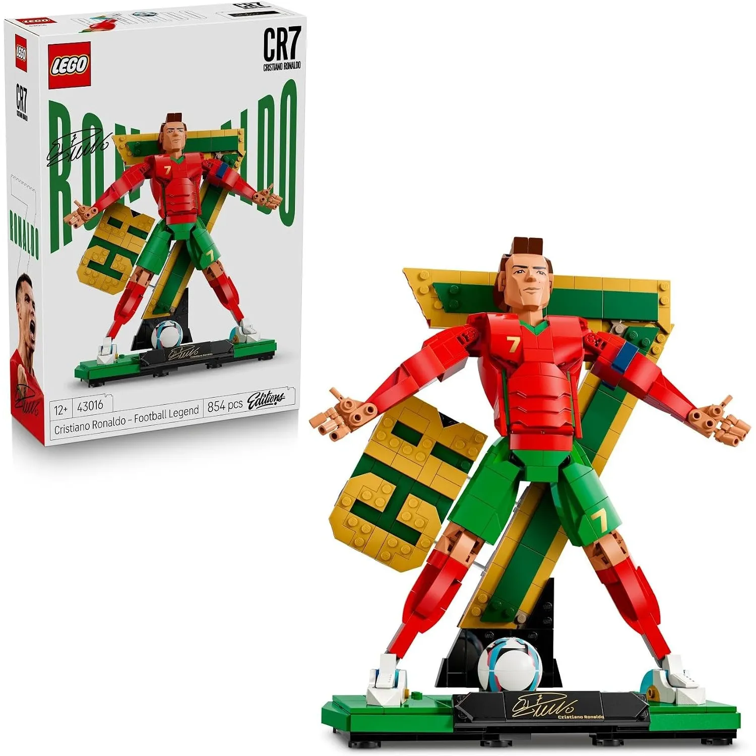 LEGO Editions Cristiano Ronaldo – Fußballlegende 43016