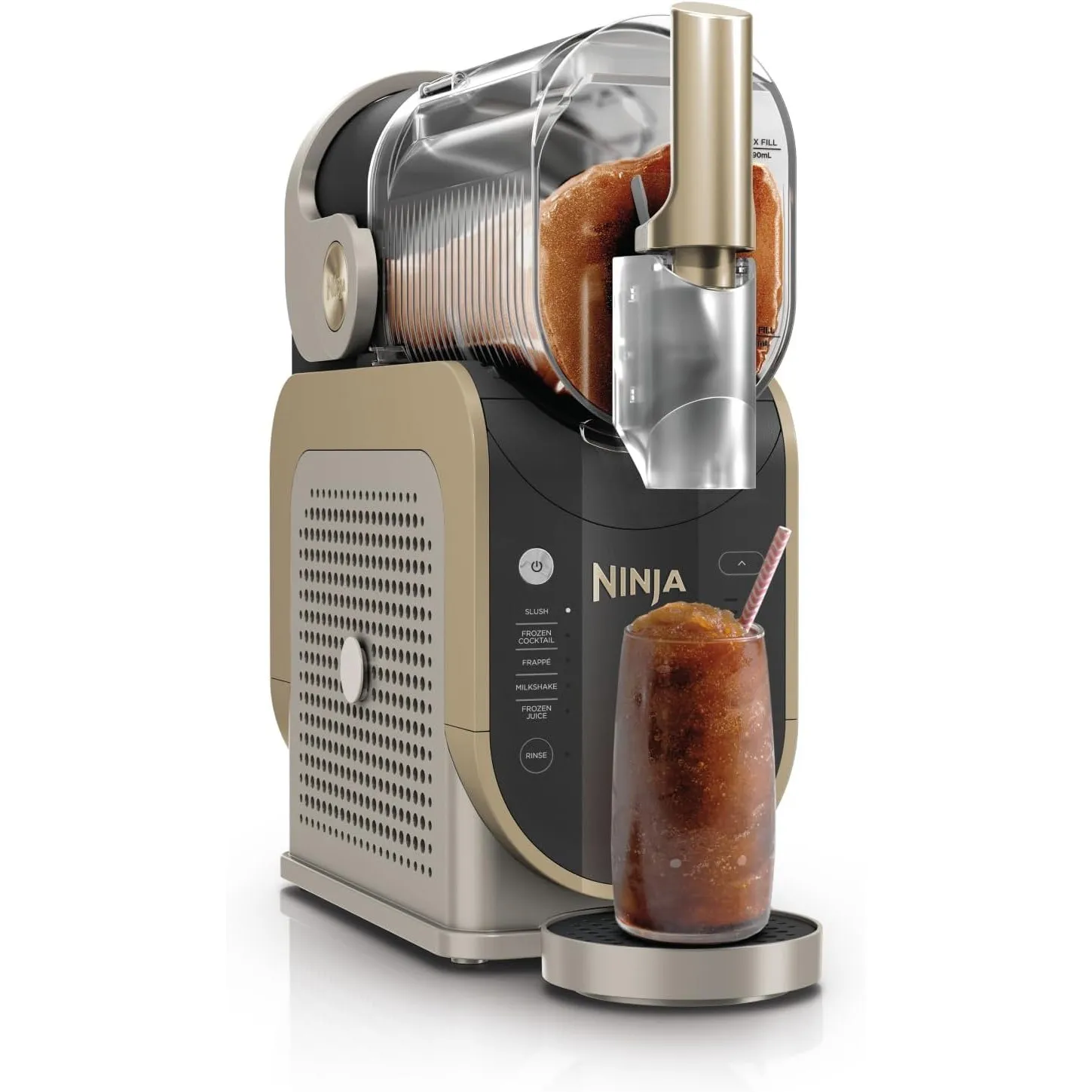 Ninja SLUSHi Maschine für Slush, Eis-Cocktails, Frappé, 1,9 L, Stone Gold