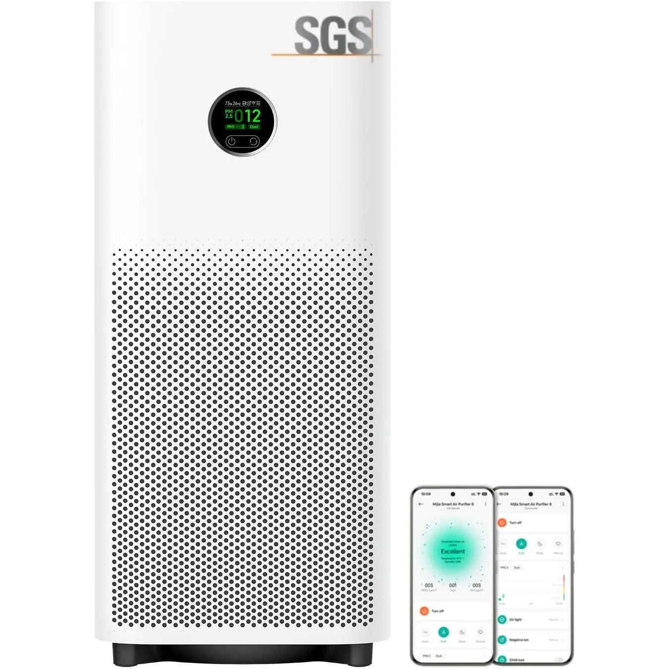 Xiaomi Smart Air Purifier 6,HEPA-Luftreiniger für Schlafzimmer&Zuhause