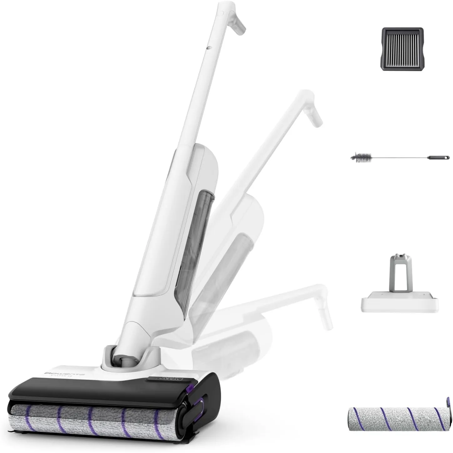 Rowenta X-Clean 10, kabelloser Akku-Nass-Trockensauger, Saugwischer selbstreinigend und -trocknend, Nasssauger Ultralei…