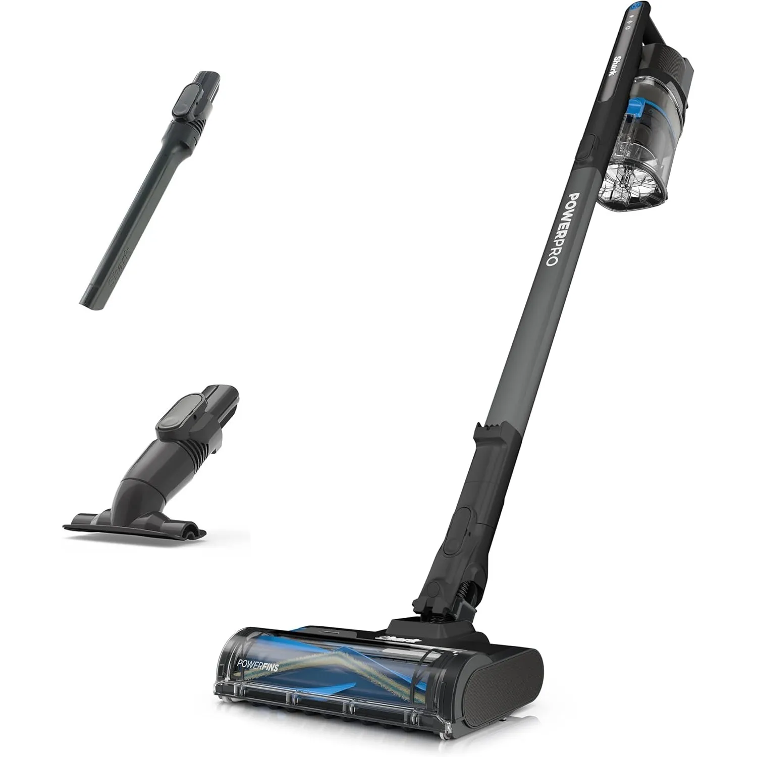Shark PowerPro Akku-Staubsauger, freistehend, bis 50 Min. Laufzeit