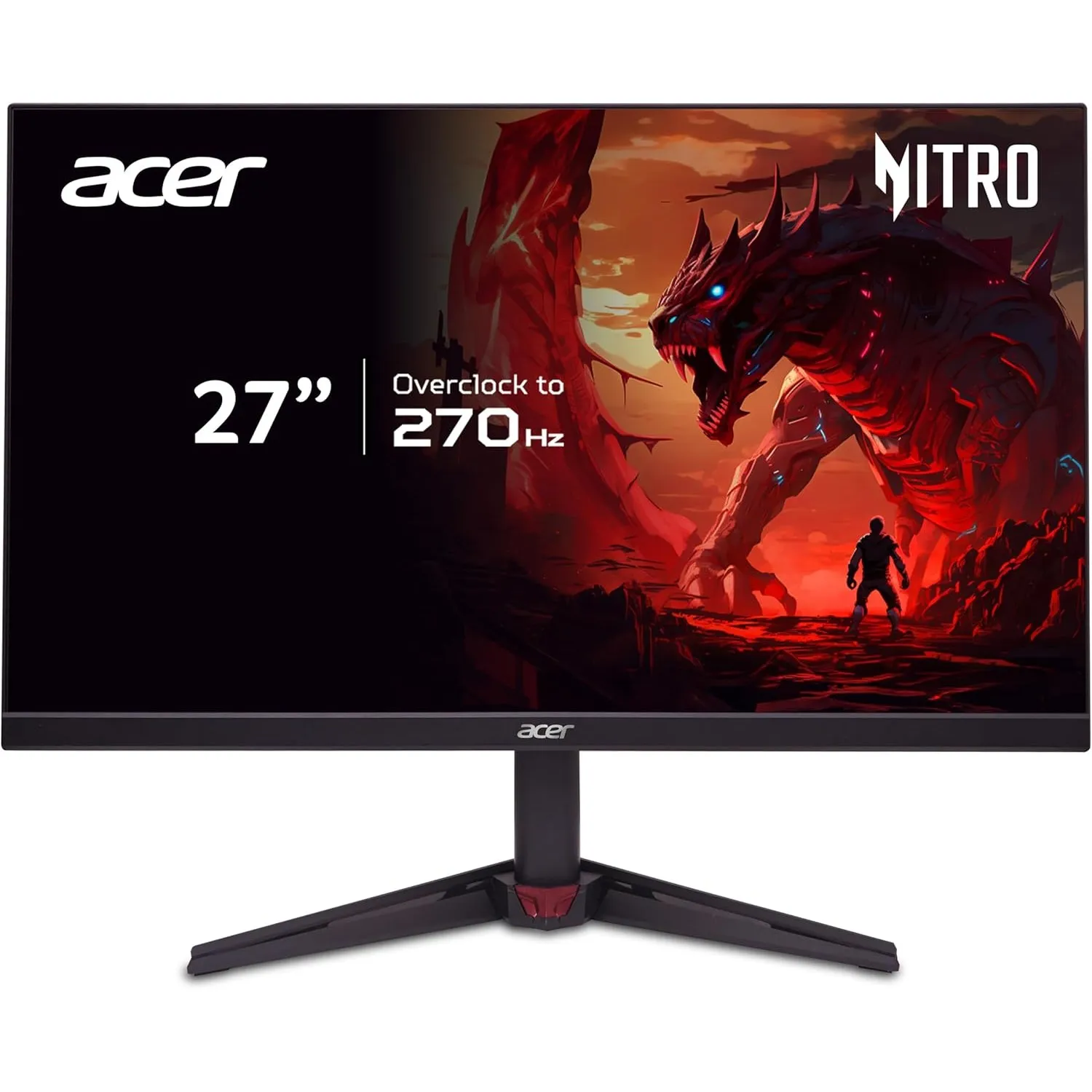Acer Nitro VG270UZ1 Gaming Monitor 27 Zoll (68,6 cm) WQHD, 270Hz