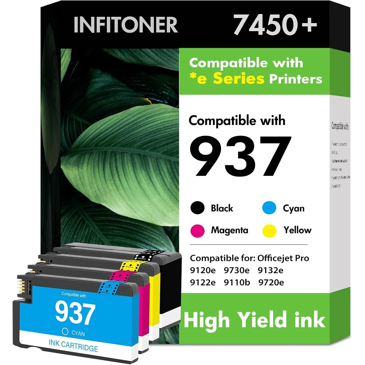937 Duckerpatronen Multipack 9120e 9730e 9132e für HP 937 XL Tintenpatronen