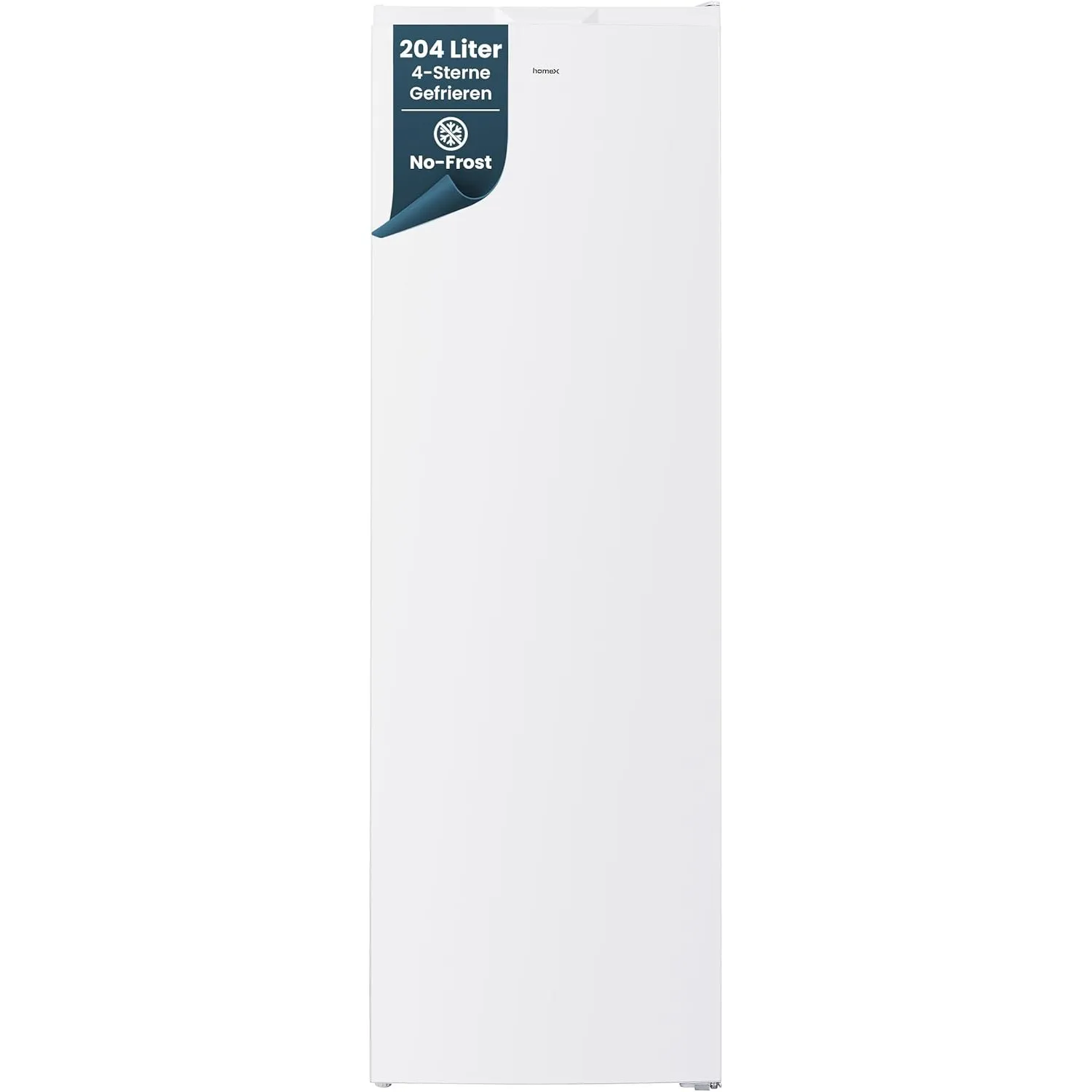 homeX FSN2041E-W Gefrierschrank NoFrost Tiefkühlschrank groß 204 Liter