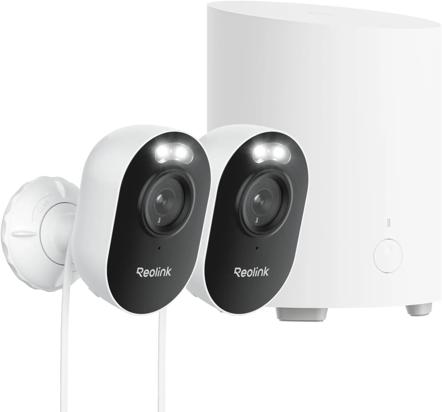 Reolink 2K Überwachungskamera Aussen Set, All-in-One-Kameraset mit Lokalem Speicher, 2,4/5GHz Wi-Fi, KI-Erkennung, 24/7…