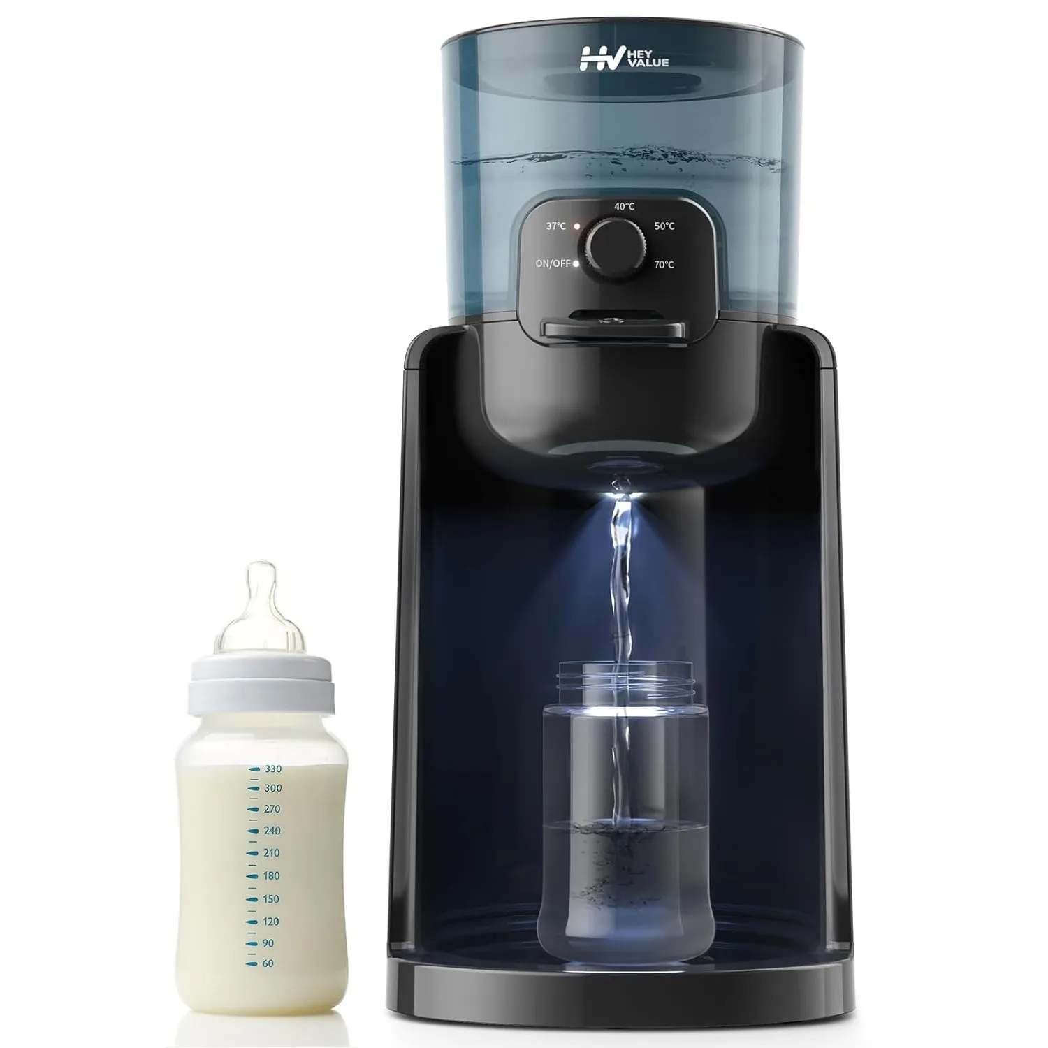 Flaschenzubereiter für Babys,Flaschenwärmer Baby,Instant Warmer,Wasserspender für Sofortige Herstellung von Formelflasc…