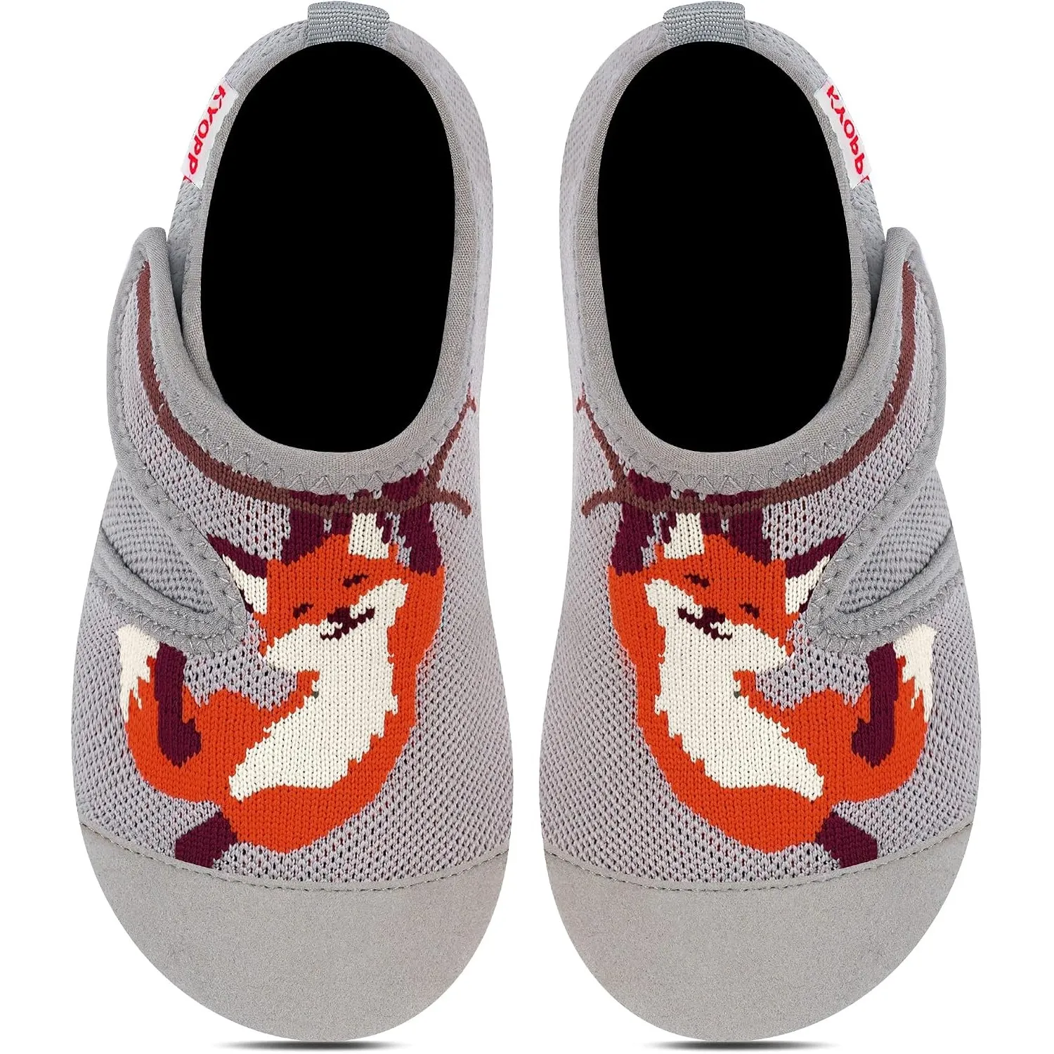 Kyopp Hausschuhe Kinder Mädchen Barfussschuhe Kindergarten Slippers Jungen | Rutschfest Pantoffeln, Atmungsaktiv Turnsc…