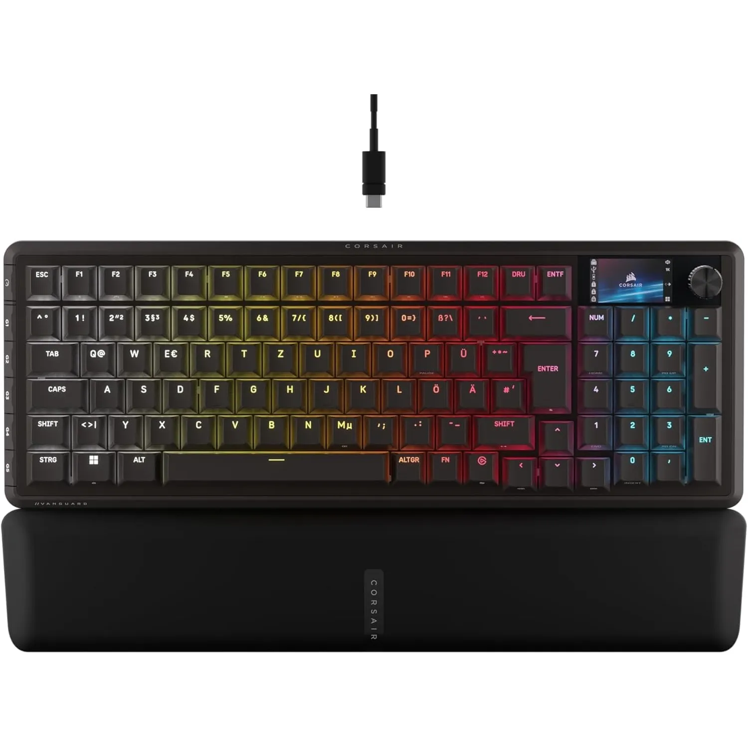 Corsair Vanguard 96 Kabelgebundene Mechanische Gaming-Tastatur – Schwarz