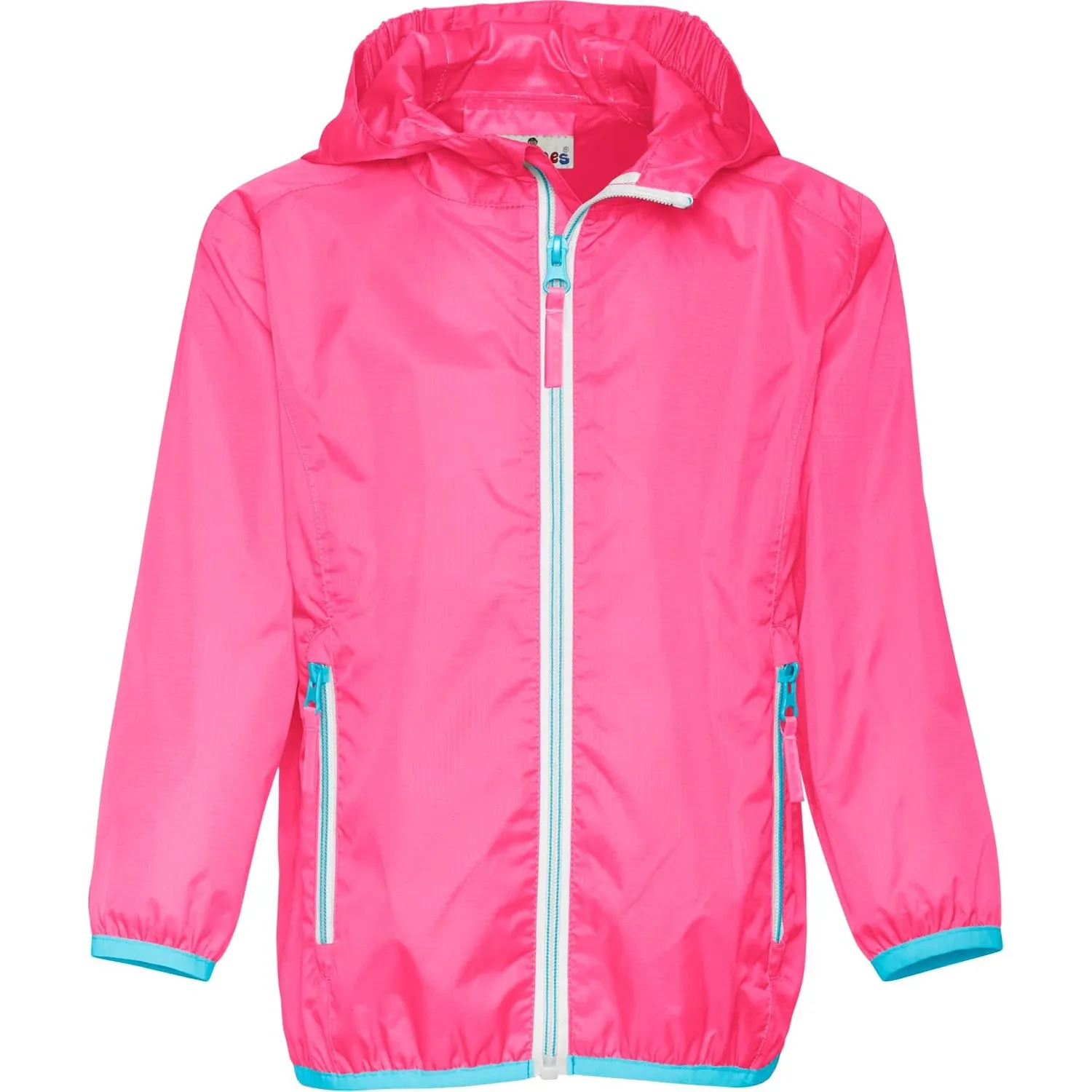 Playshoes Unisex Kinder Faltbare Regen-jacke Funktions-Jacke Regenmantel Regenbekleidung (1er Pack)