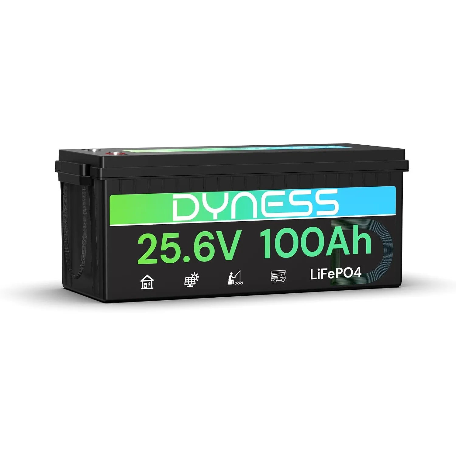 Dyness 24V 100Ah LiFePO4 Lithium Batterie mit Integriertem 100A BMS und Tieftemperaturschutz, ideal für 24V Trolling-Mo…
