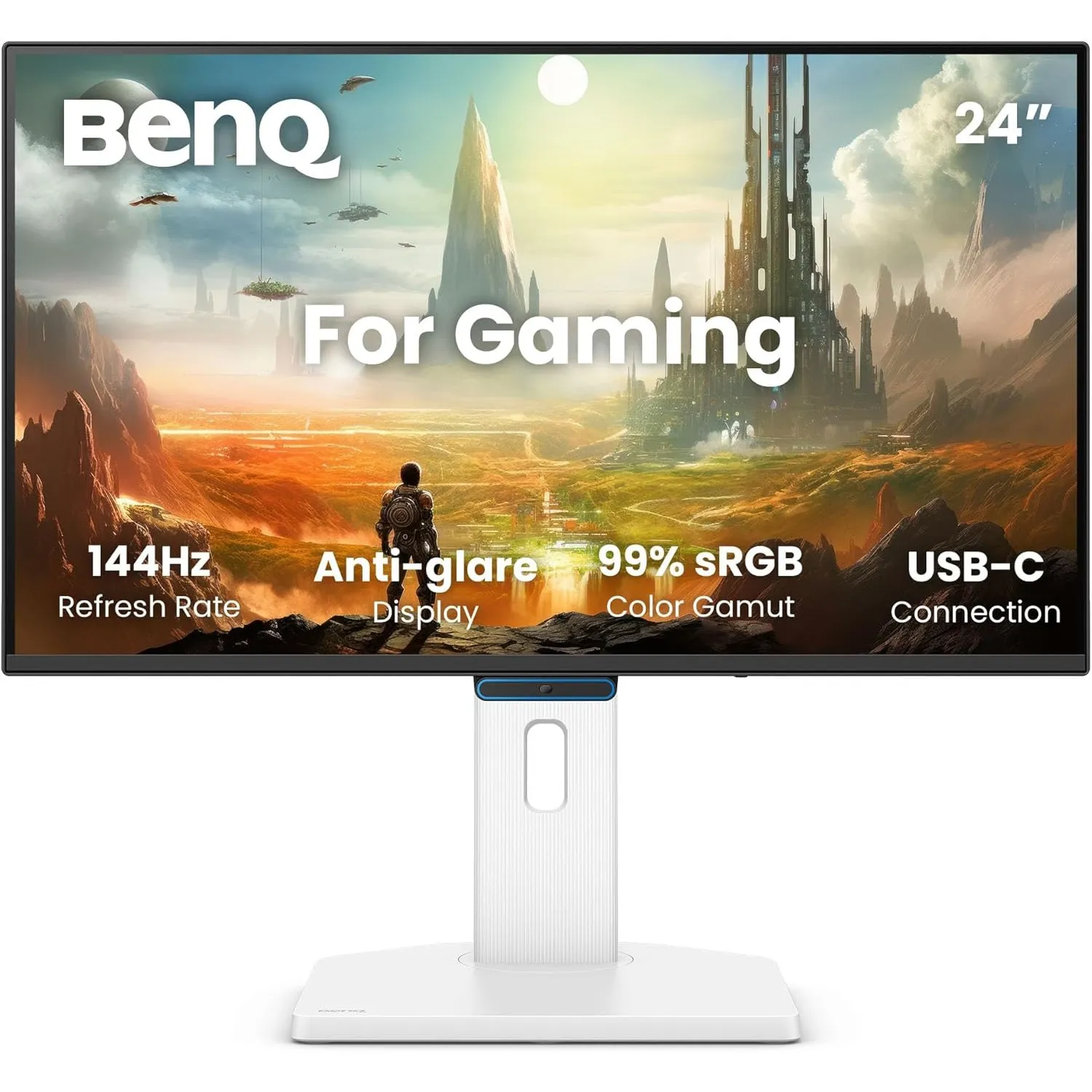 BenQ GW2490TE 23,8 Zoll Monitor 144Hz FHD IPS, USB-C, Eye-Care, Low Blue Light, Flicker-Free, TÜV-Zertifiziert, ergonom…