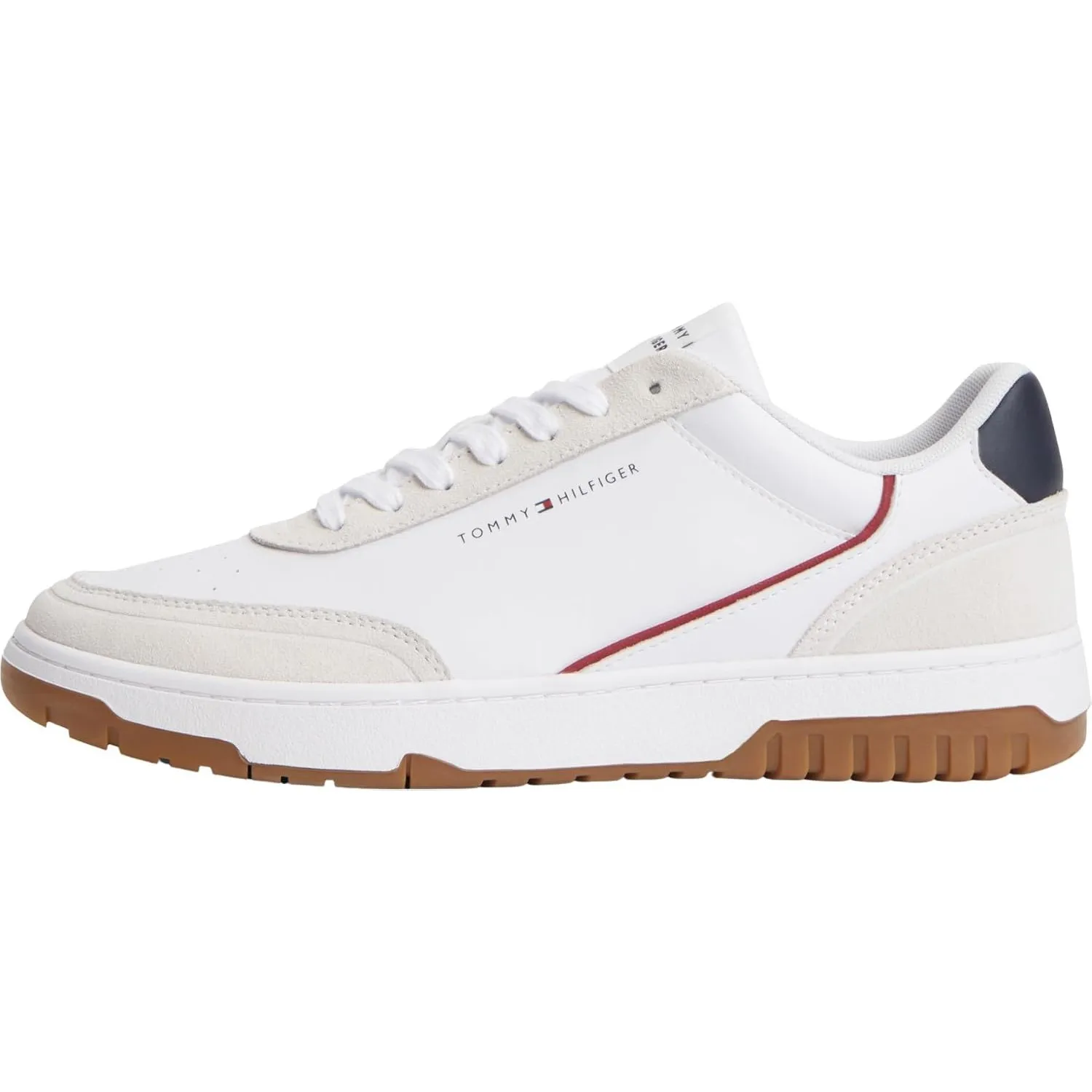 Tommy Hilfiger Herren Th Basket Core Leather Suede Mix Fm0fm05881 Low Top
