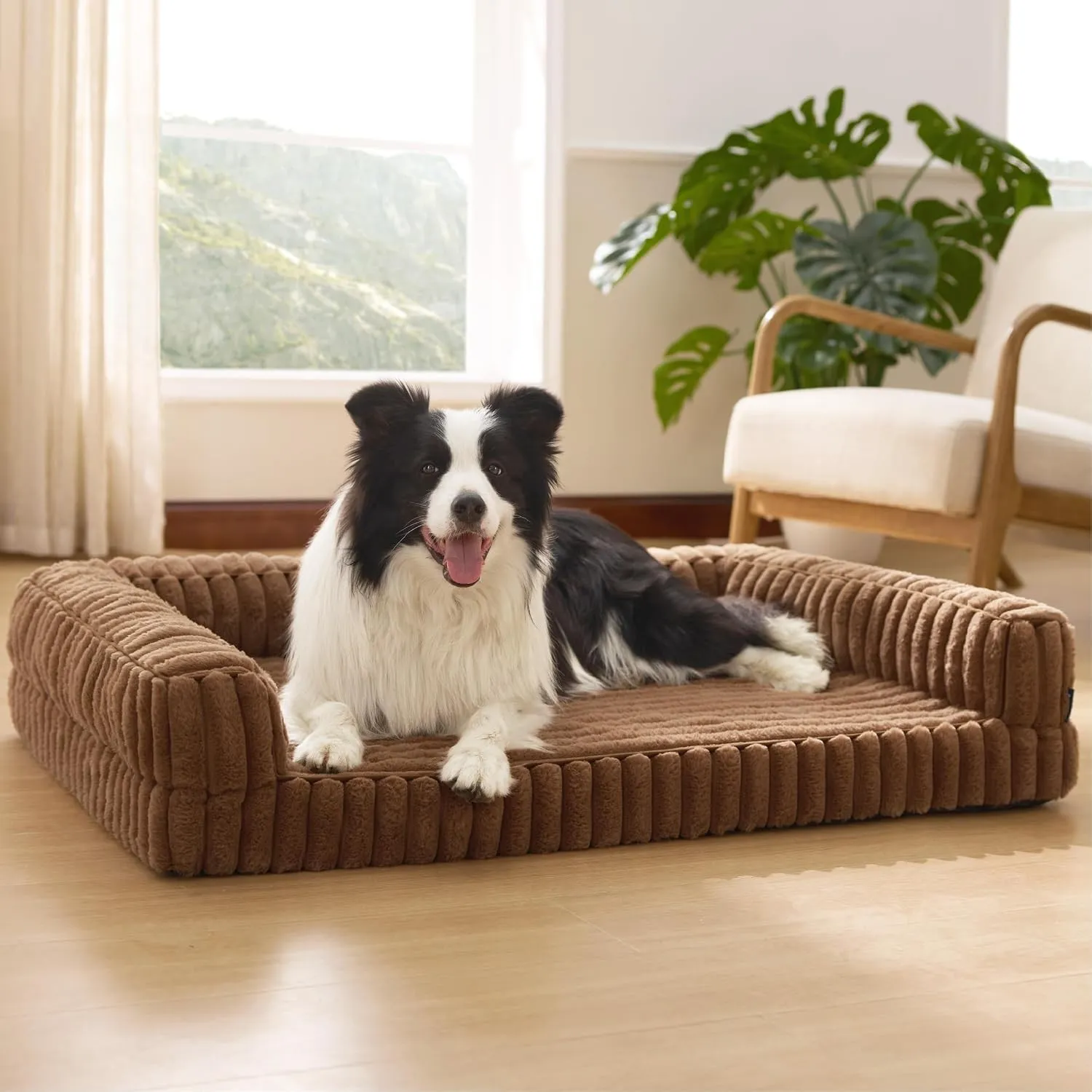 BEDSURE orthopädisches Hundebett Grosse Hunde - 89x64x18cm