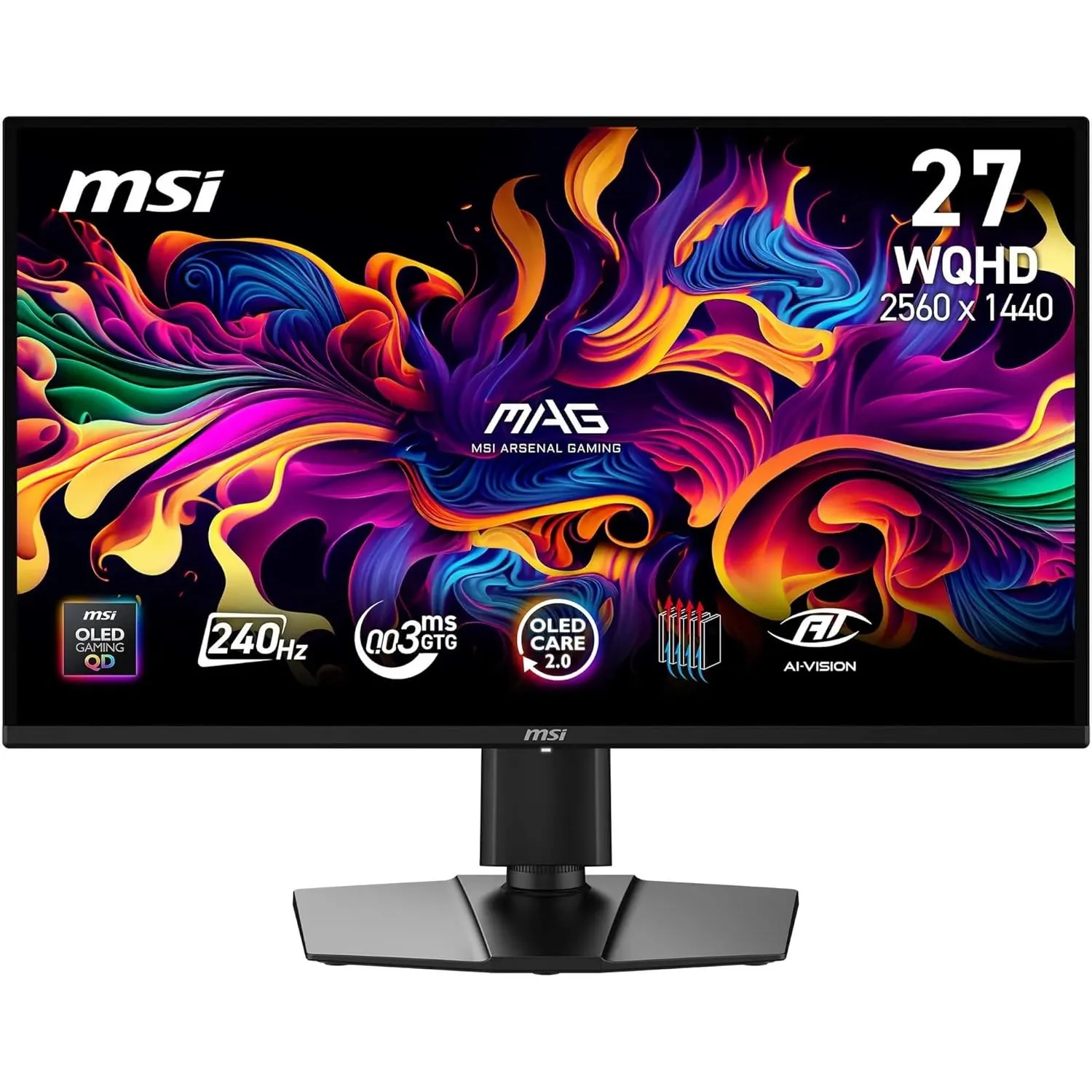 MSI MAG 274QPA QD-OLED X24, QD-OLED-Gaming-Monitor, 27" WQHD, 240 Hz