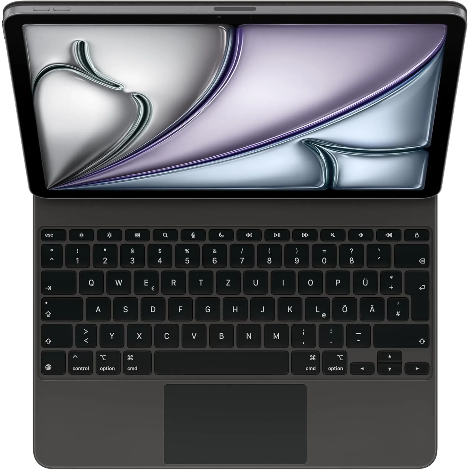 Apple Magic Keyboard Case für das 13" iPad Air (M3), besonders angenehmes Tippen, integriertes Trackpad, Deutsch - Schw…