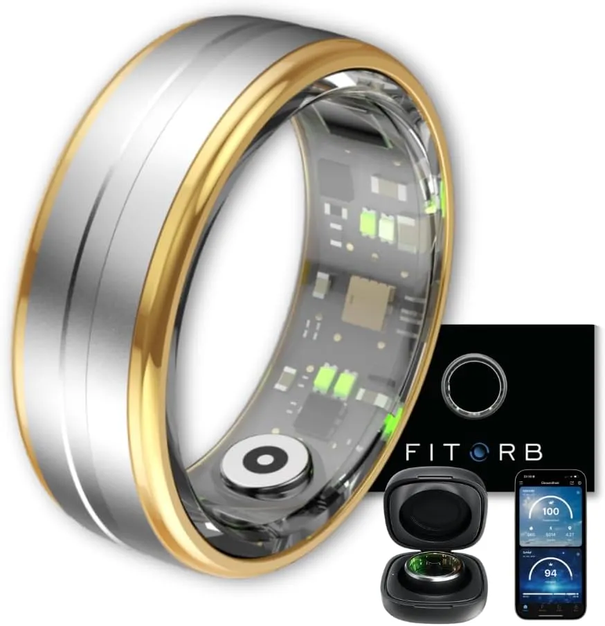 Smart Ring Pro - Das Original. High-Tech Fitness- & Gesundheitsring, Schlafanalyse, 24/7 Aktivitätstracking. Temperatur…