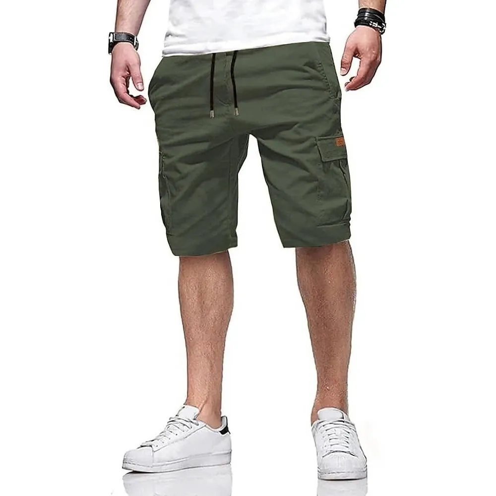 ZOXOZ Kurze Hosen Herren Shorts Herren Sommer Freizeit Chino Stretch Baumwolle mit Taschen