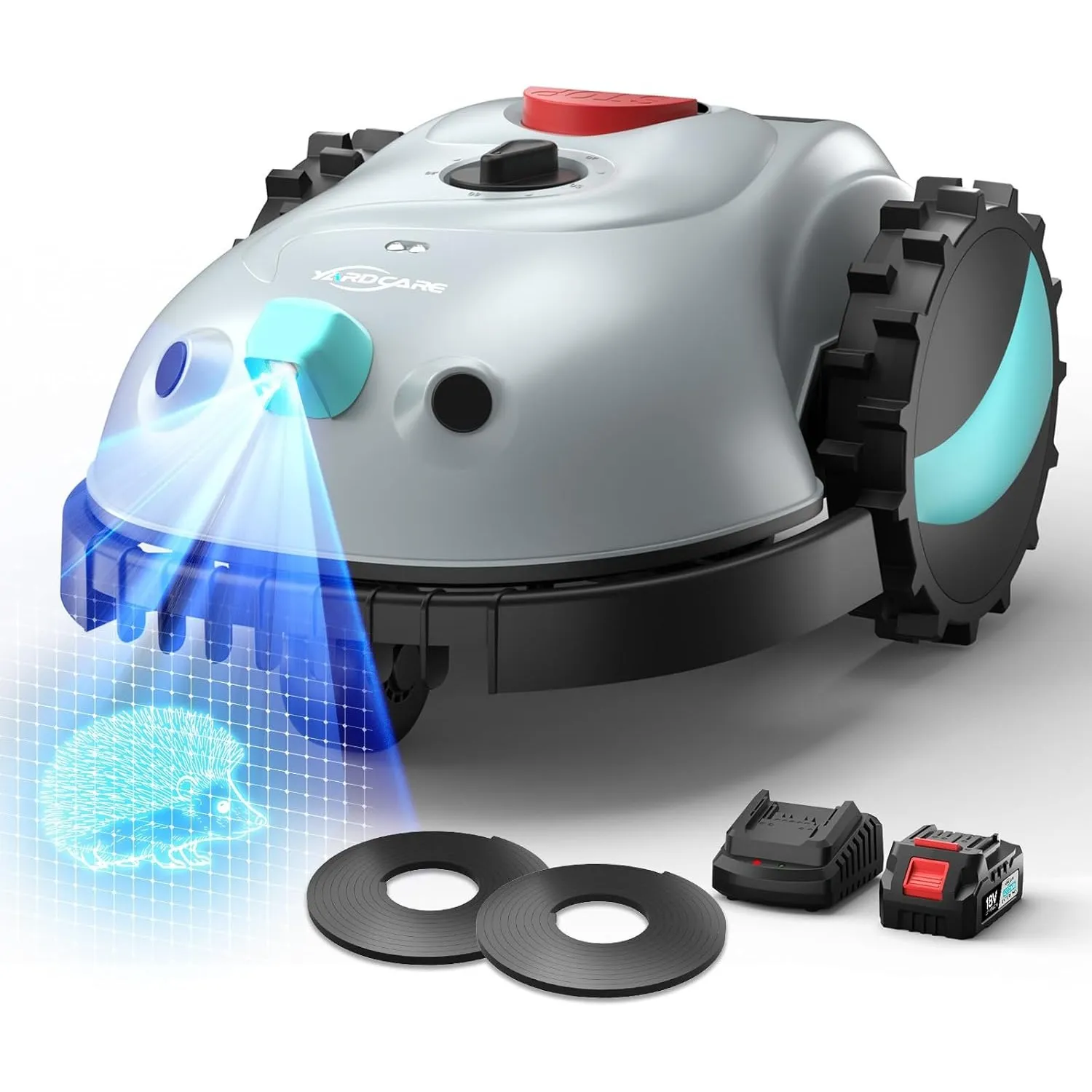 YARDCARE V100 Mähroboter ohne Begrenzungskabel, bis zu 150m²