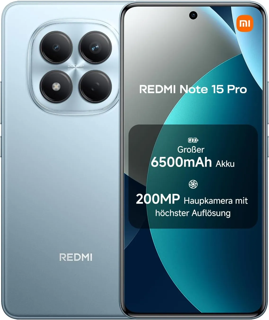 XIAOMI Redmi Note 15 Pro Smartphone (8+256GB) - Mobile Phone with Android, 6500mAh Battery, 200MP Camera, IP65 Water Pr…