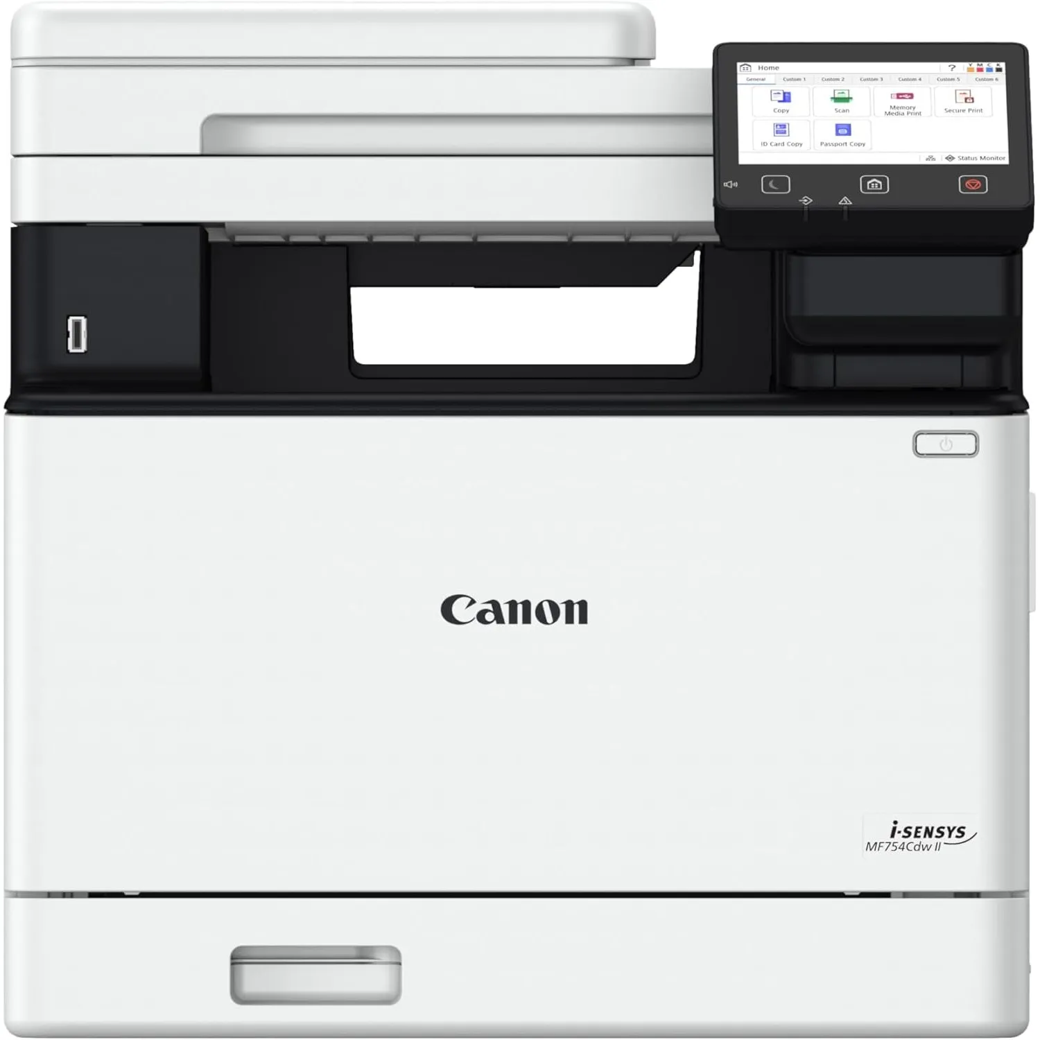 Canon i-SENSYS MF754Cdw II – Drahtloser WLAN-Farblaserdrucker – Drucken, Kopieren, Scannen, Faxen in A4 – 33 Seiten/Min…