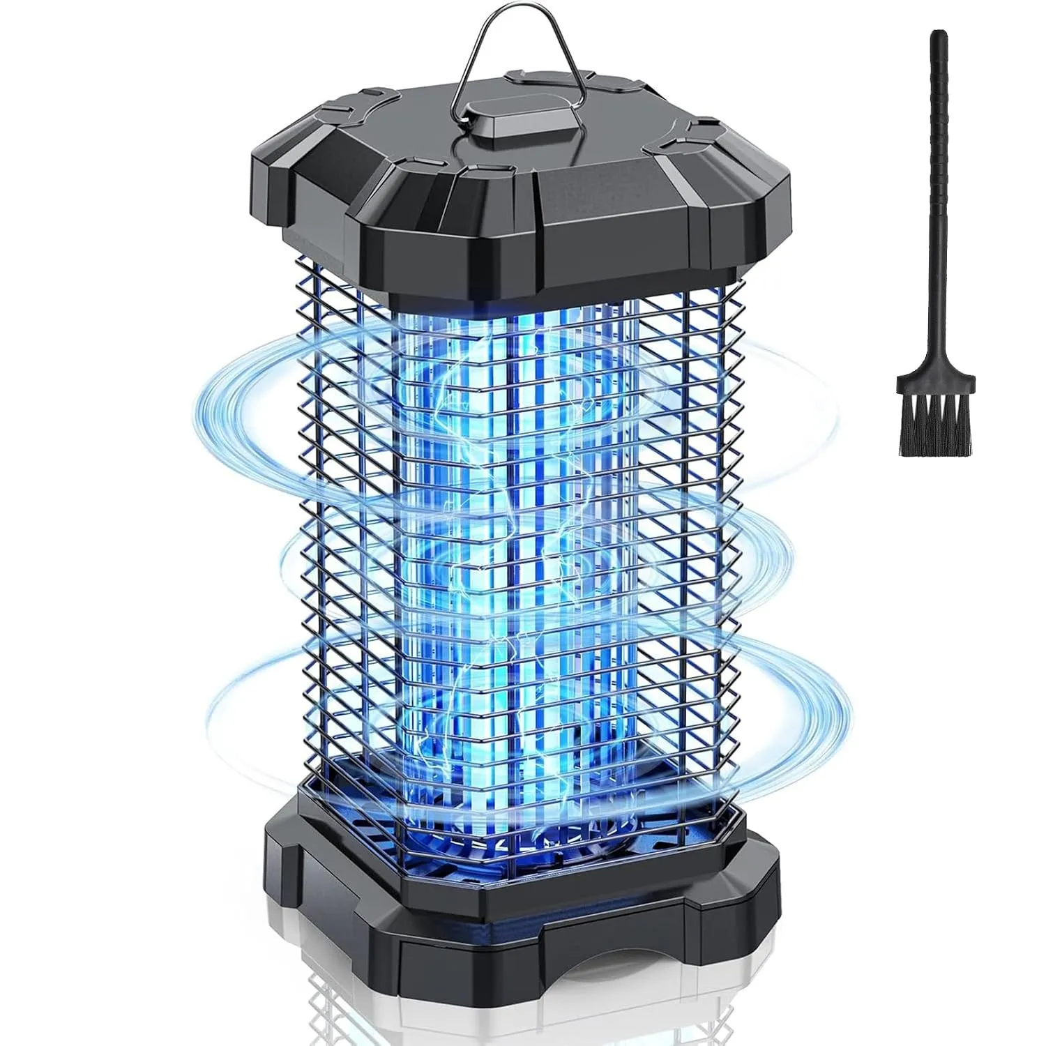 Mückenfalle Elektrisch 4200V Mückenlampe Mosquito Killer, Insektenvernichter Elektrisch UV Insektenfänger, Wasserdicht …
