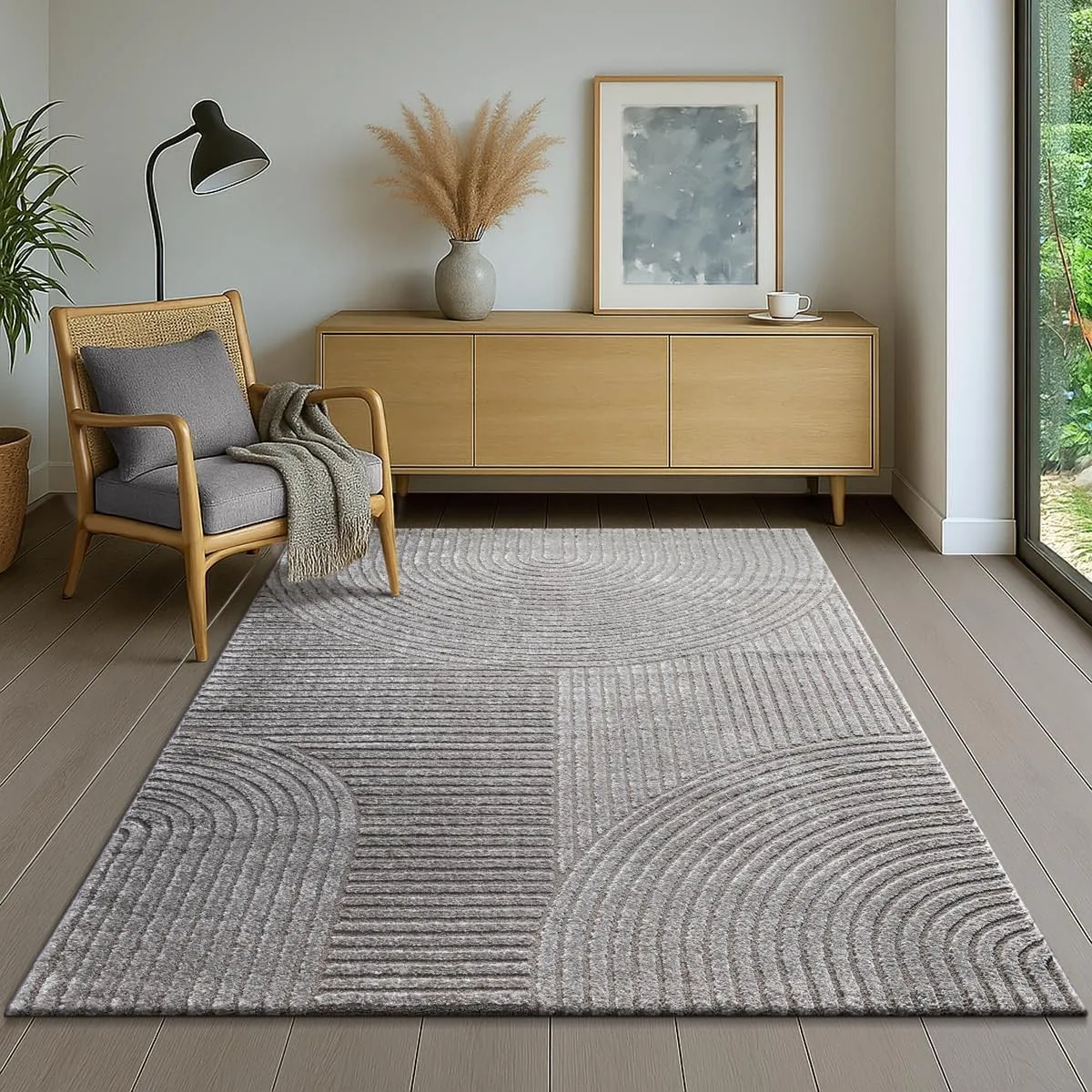 the carpet Everest - Moderner Kurzflor Teppich Hoch-Tief-Struktur, 3D-Effekt, weiche Oberfläche und hohe Flordichte, id…