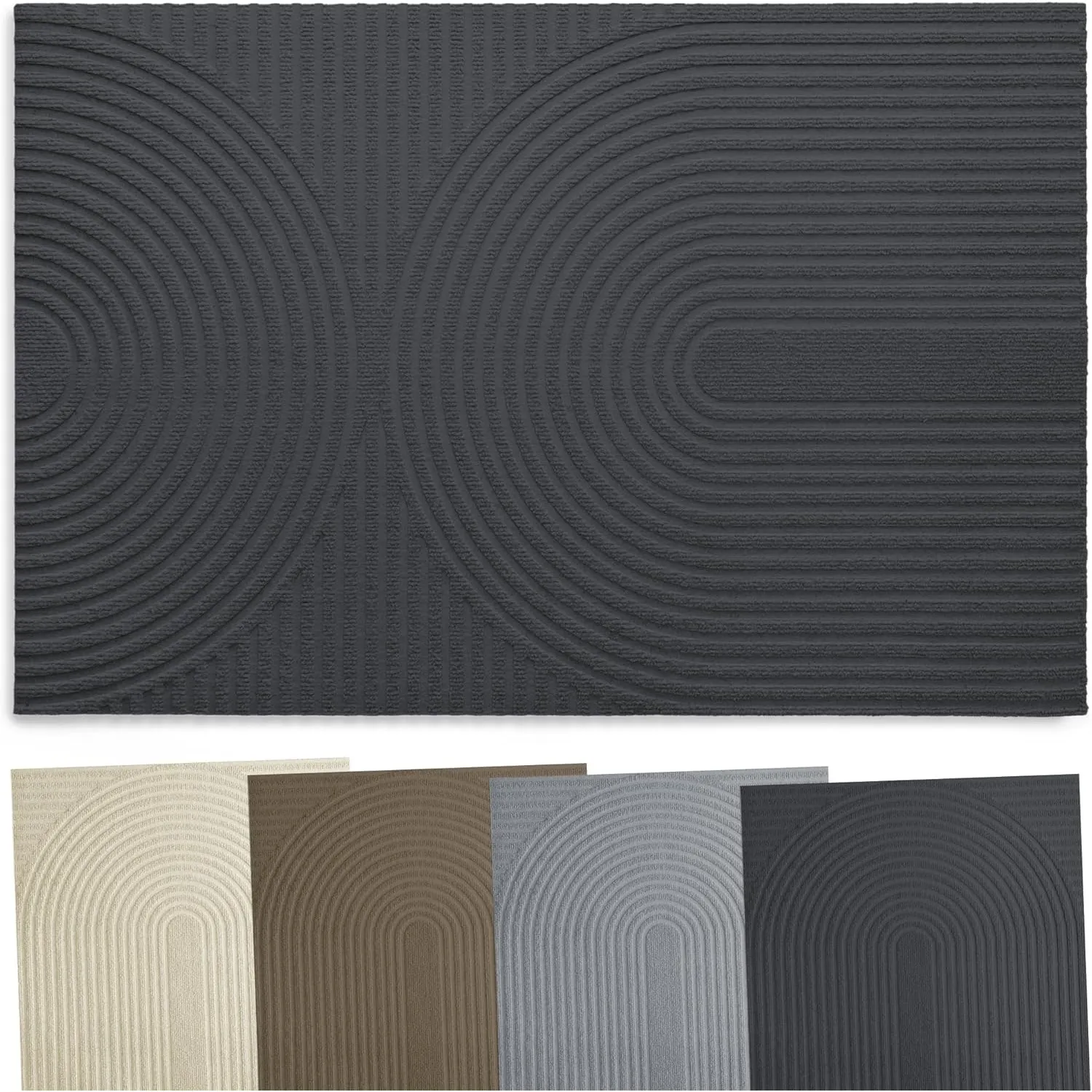 Fußmatte Außen und Innen 90x150 cm - rutschfest, Saugfähig & Maschinenwaschbar - Schmutzfangmatte & Fußmatten Oeko-Tex …