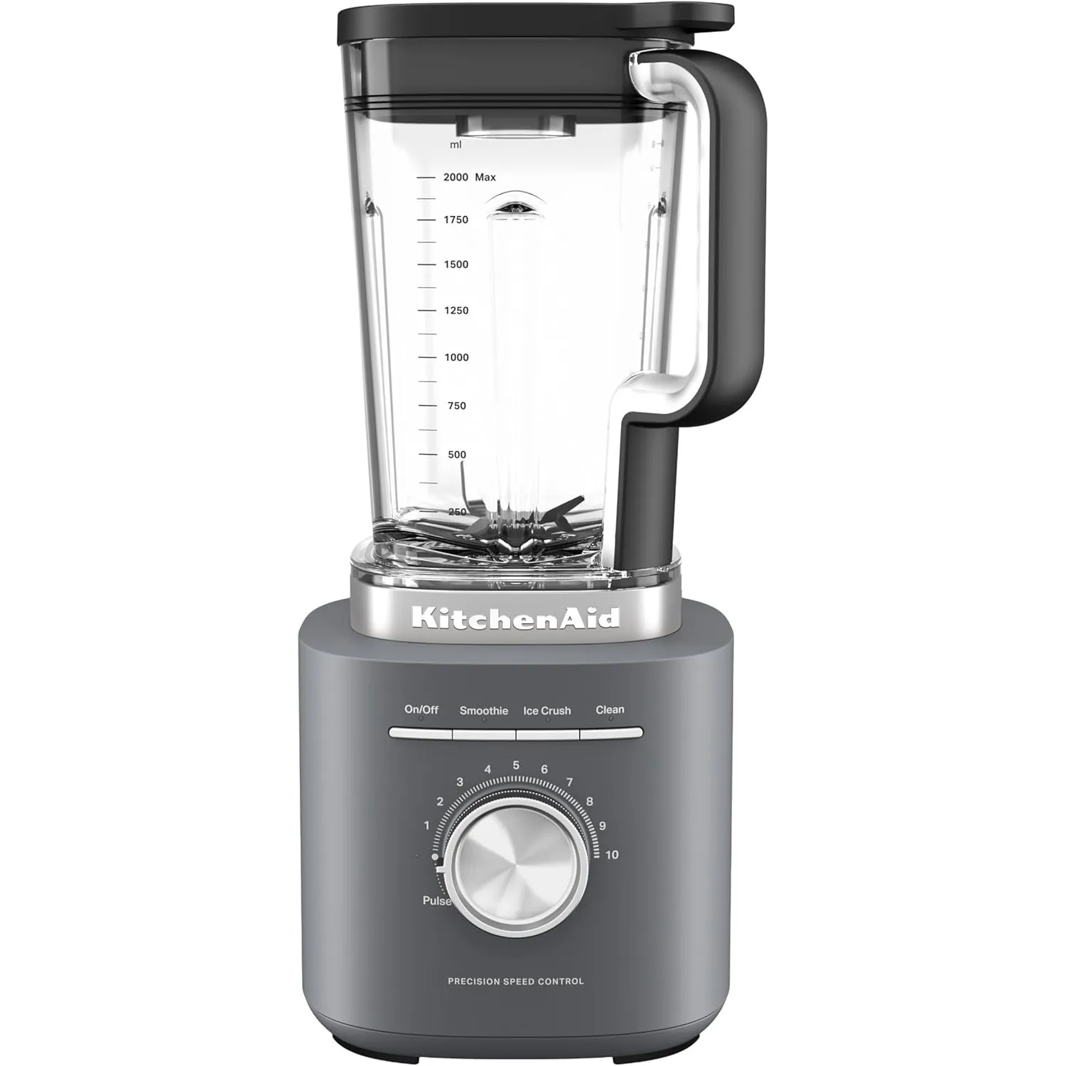 KitchenAid Pure Power Standmixer 2L BPA-freier Behälter Anthrazitgrau