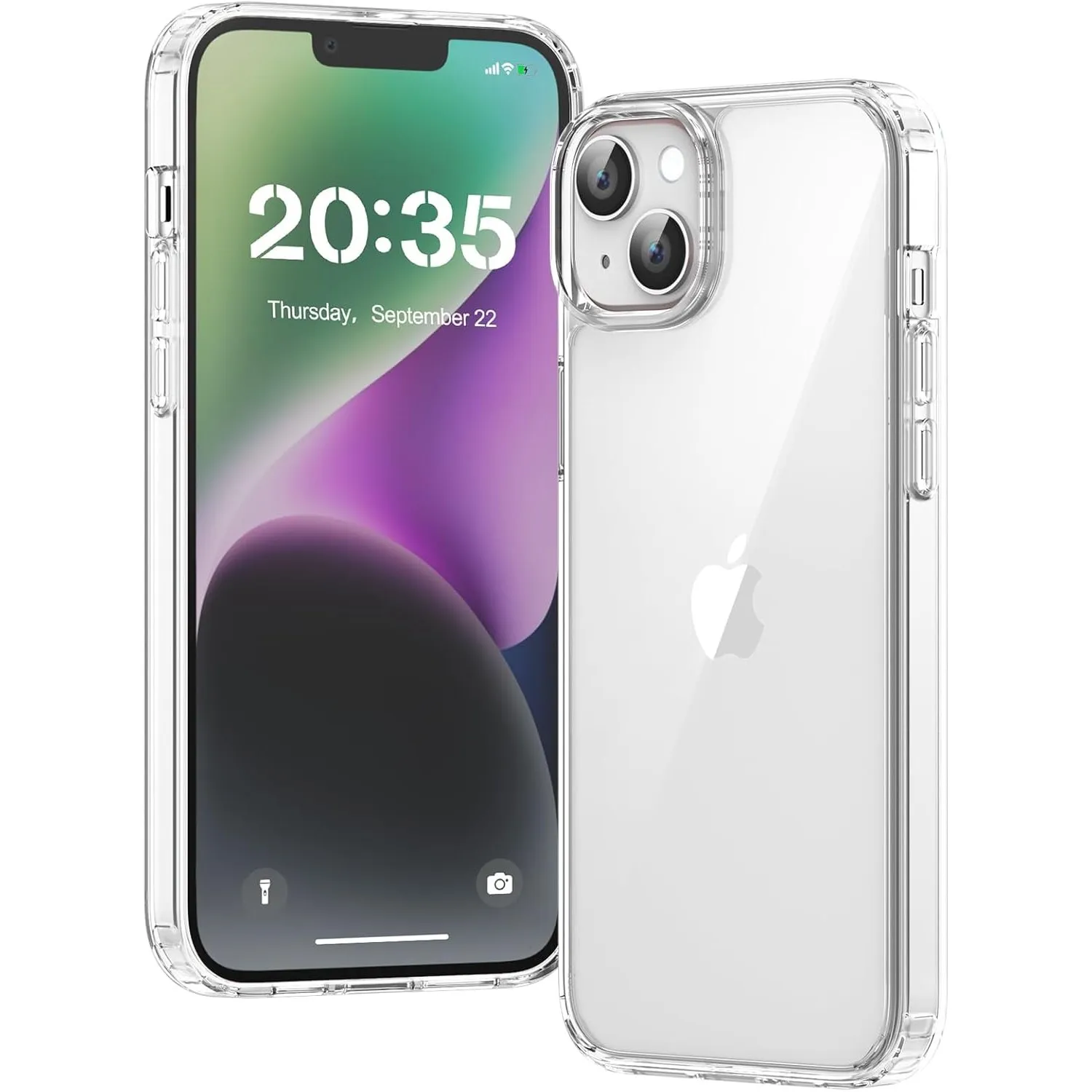 Hülle für iPhone 14 Hülle, Anti-Vergilbung Transparent Handyhülle Stoßfest Schutzhülle, Premium Kratzfeste Case für iPh…