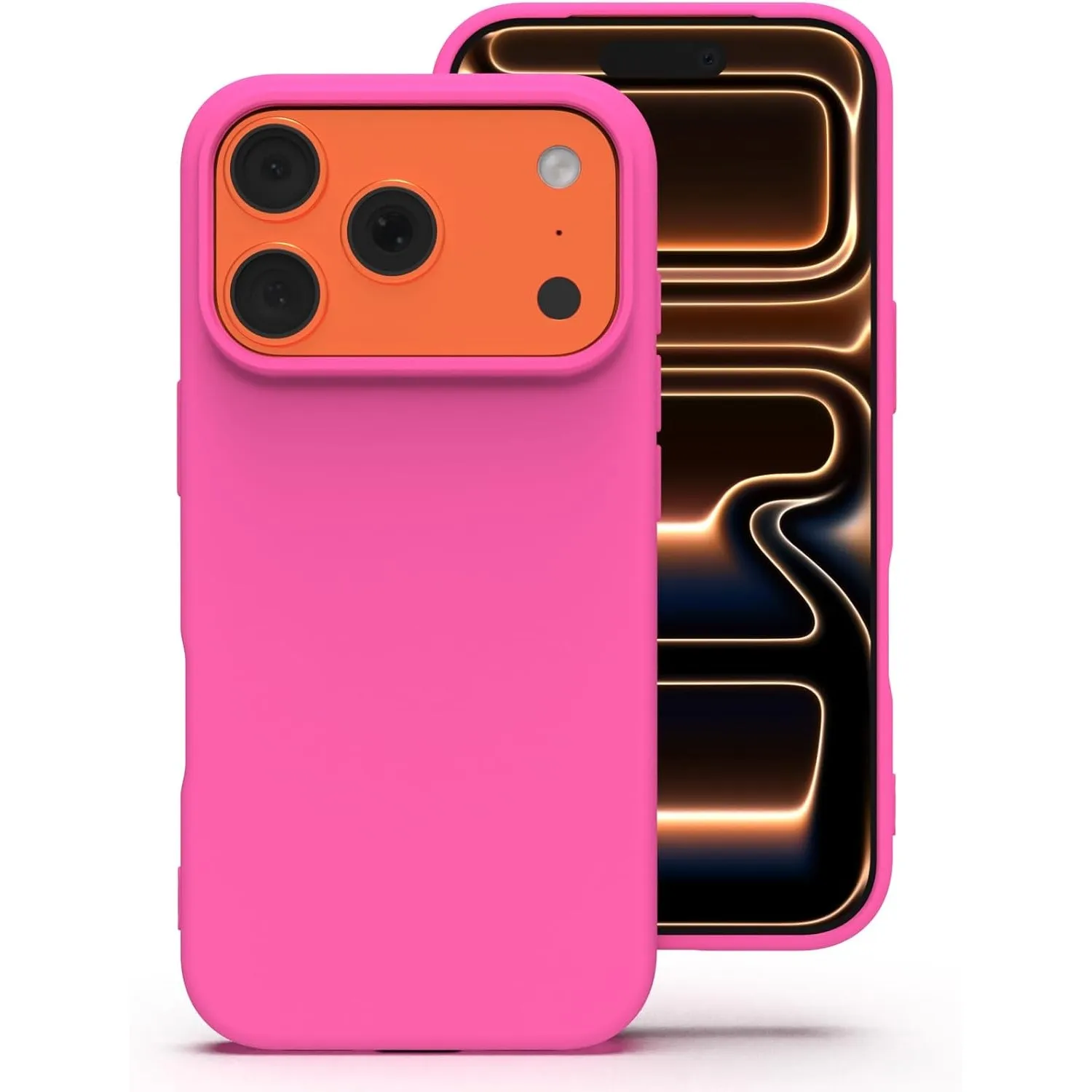 Zuvirelx Silikon Handyhülle für iPhone 17 Pro Max Hülle, Dünne, Weiches Griff, Minimalistisch, Stoßfest, rutschfest, Ta…