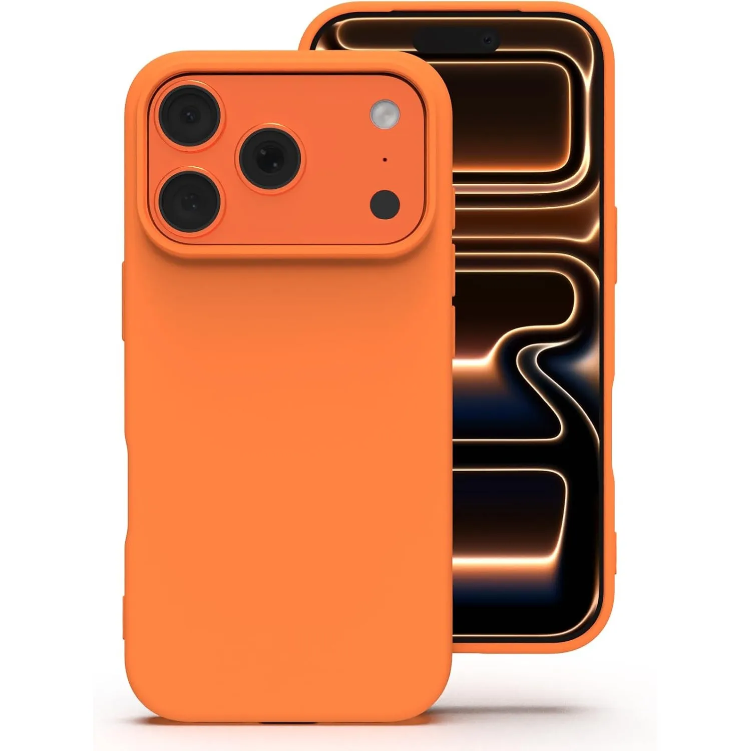 Zuvirelx Silikon Handyhülle für iPhone 17 Pro Max Hülle, Dünne, Weiches Griff, Minimalistisch, Stoßfest, rutschfest, Ta…