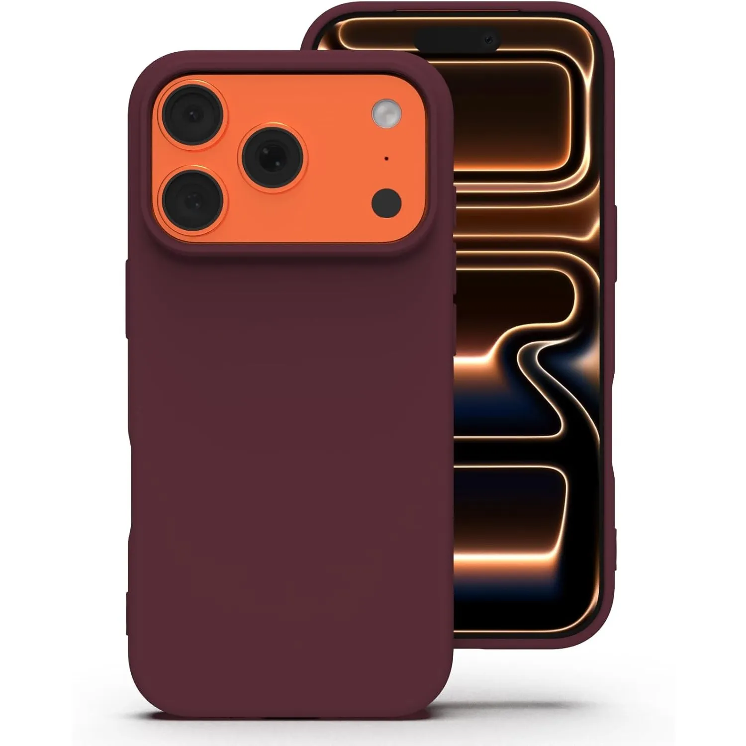 Zuvirelx Silikon Handyhülle für iPhone 17 Pro Max Hülle, Dünne, Weiches Griff, Minimalistisch, Stoßfest, rutschfest, Ta…
