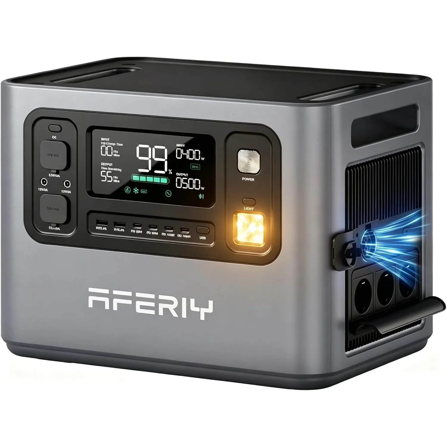 AFERIY 2800W2048Wh Tragbare Powerstation, Erweiterbar auf 10240Wh, Camping